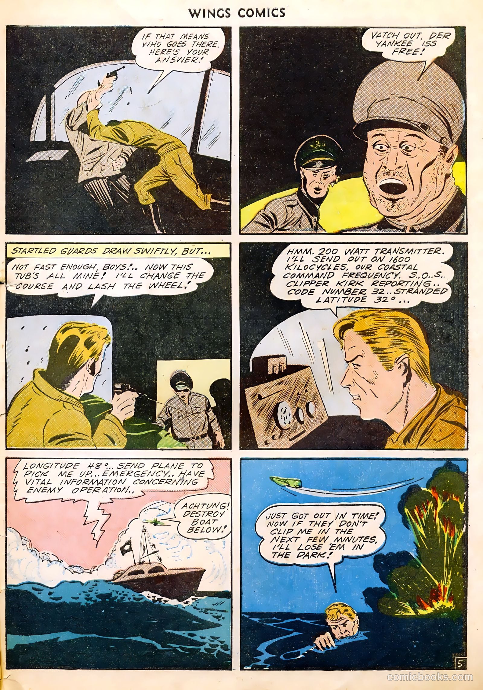 Wings Comics #39 (1943) — page 51 of 56