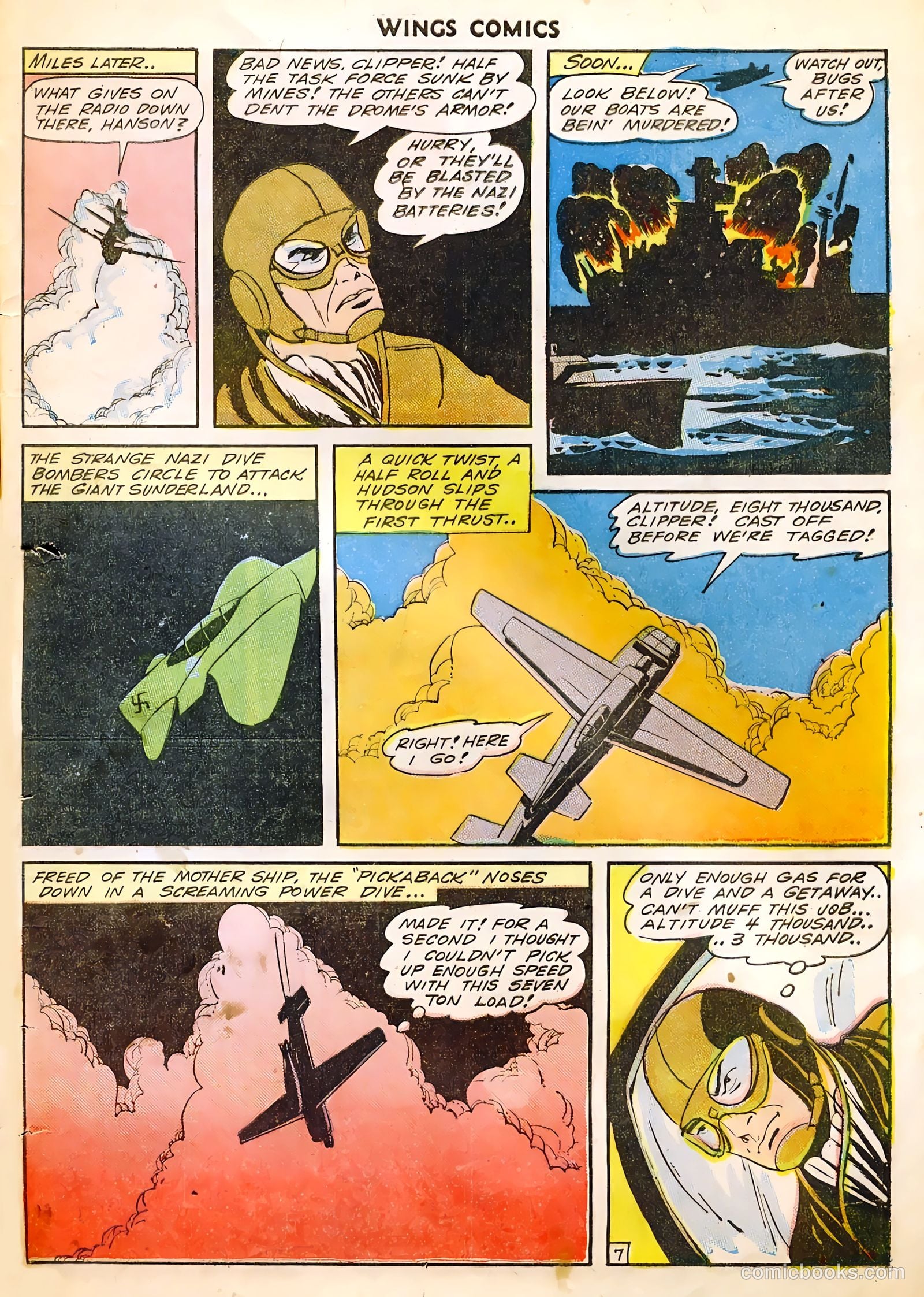 Wings Comics #39 (1943) — page 53 of 56