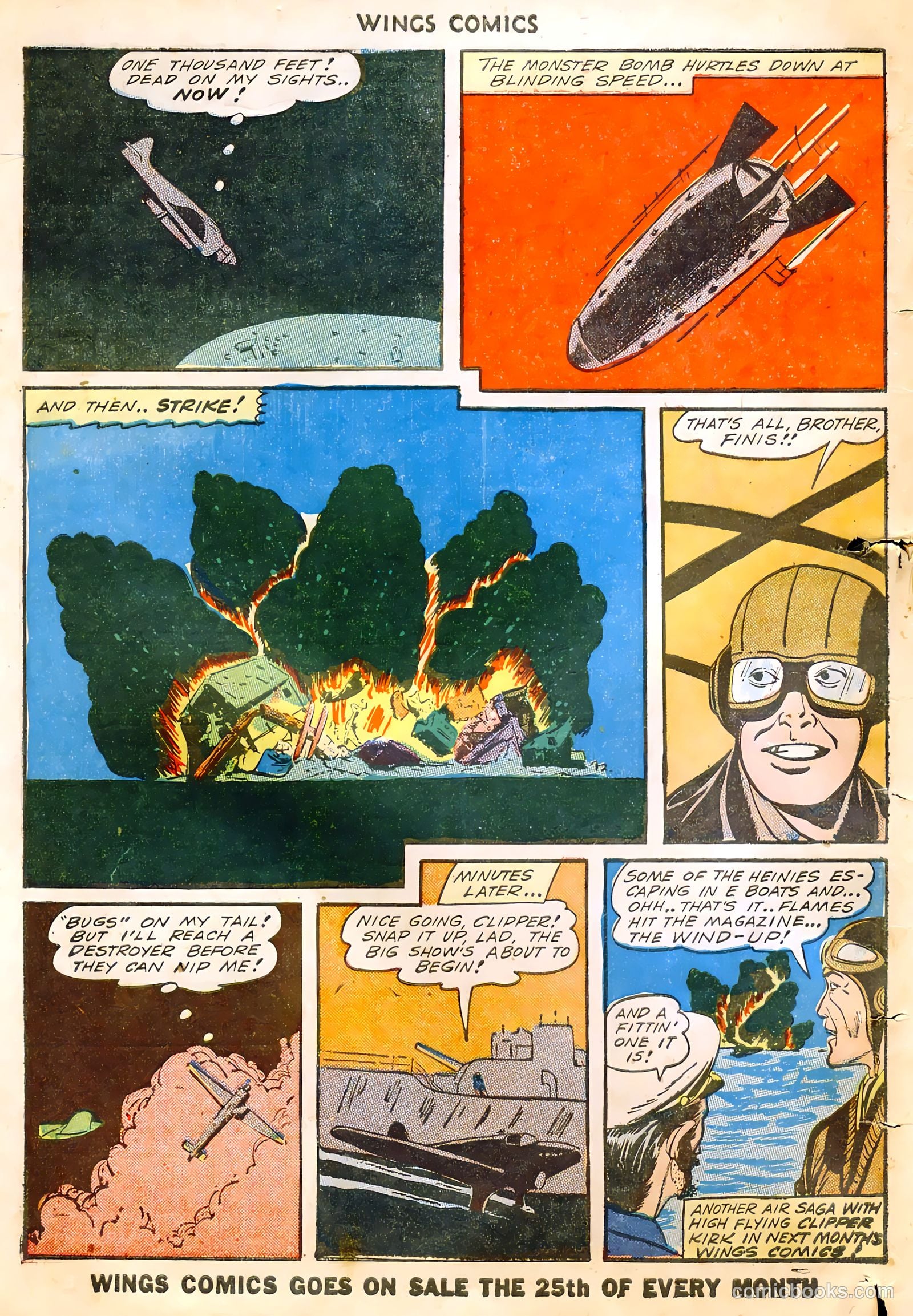Wings Comics #39 (1943) — page 54 of 56