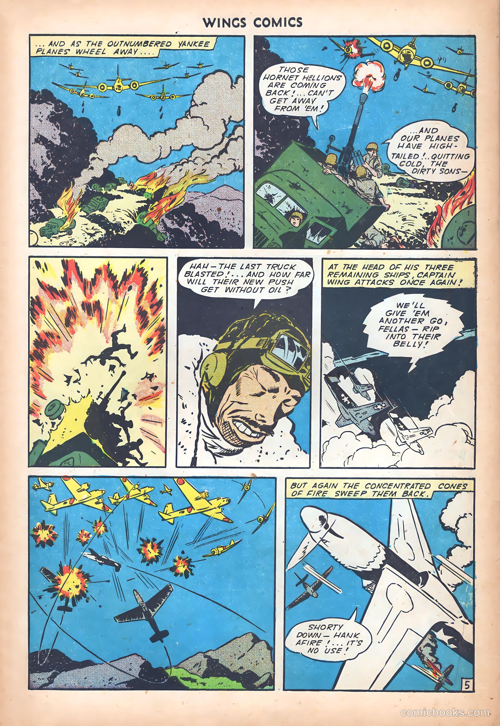 Wings Comics #48 (1944) — page 7 of 53