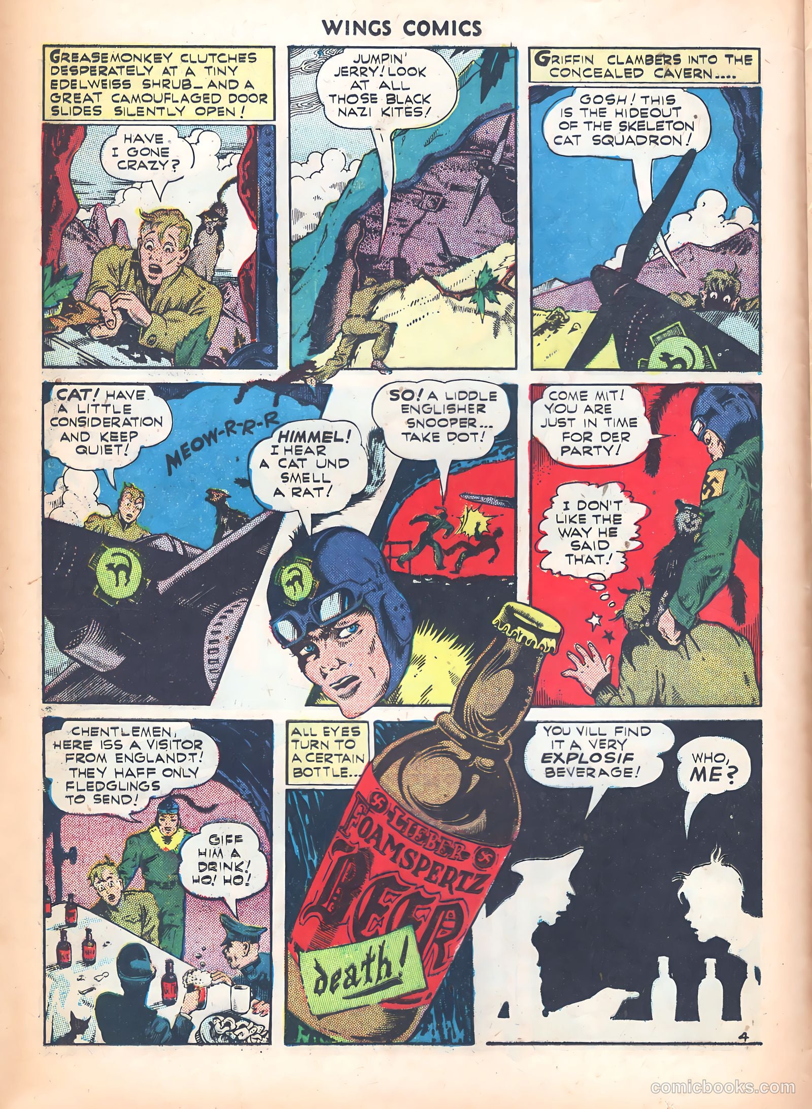 Wings Comics #48 (1944) — page 16 of 53