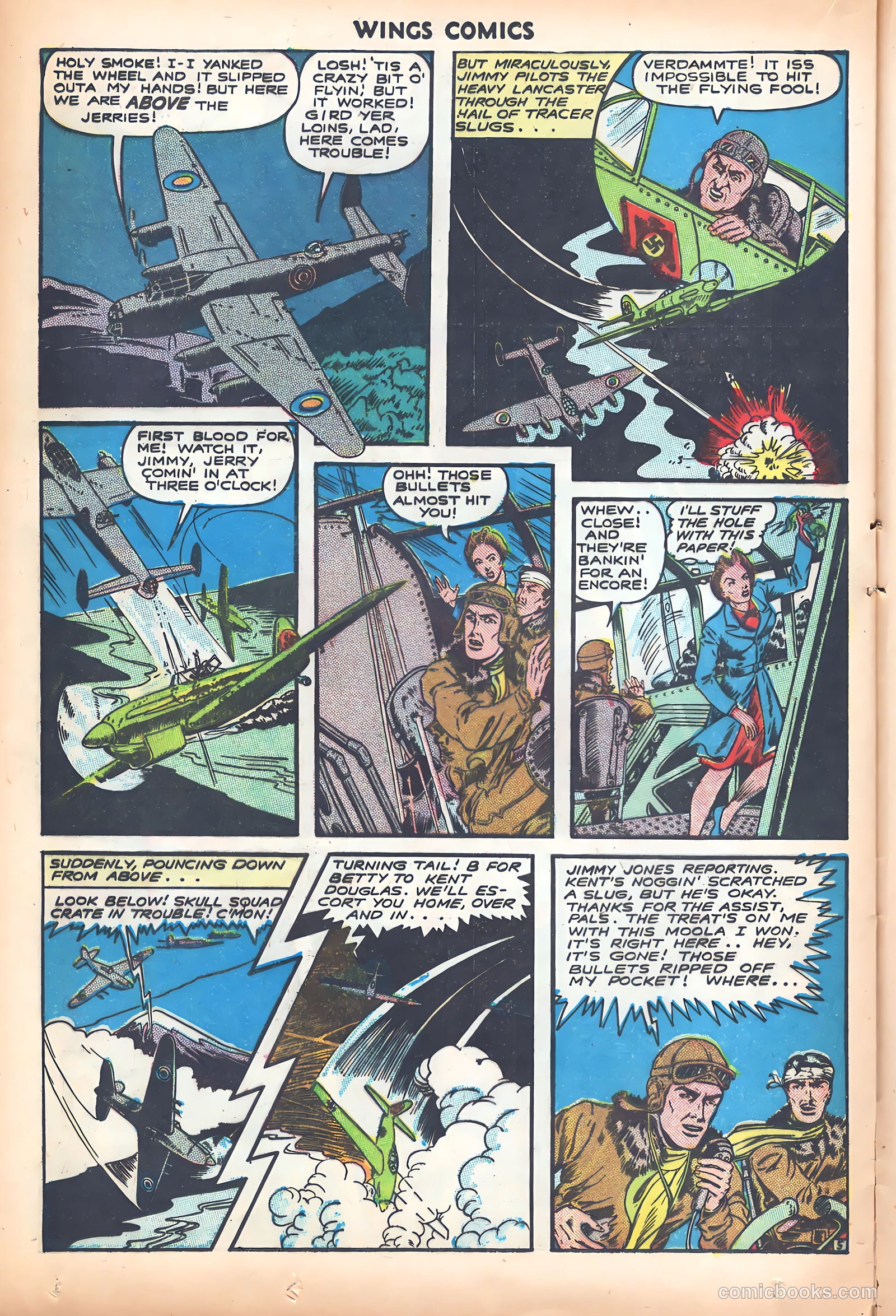 Wings Comics #48 (1944) — page 32 of 53