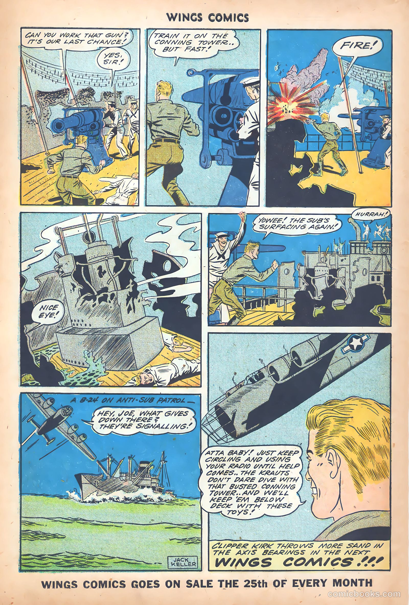 Wings Comics #48 (1944) — page 50 of 53