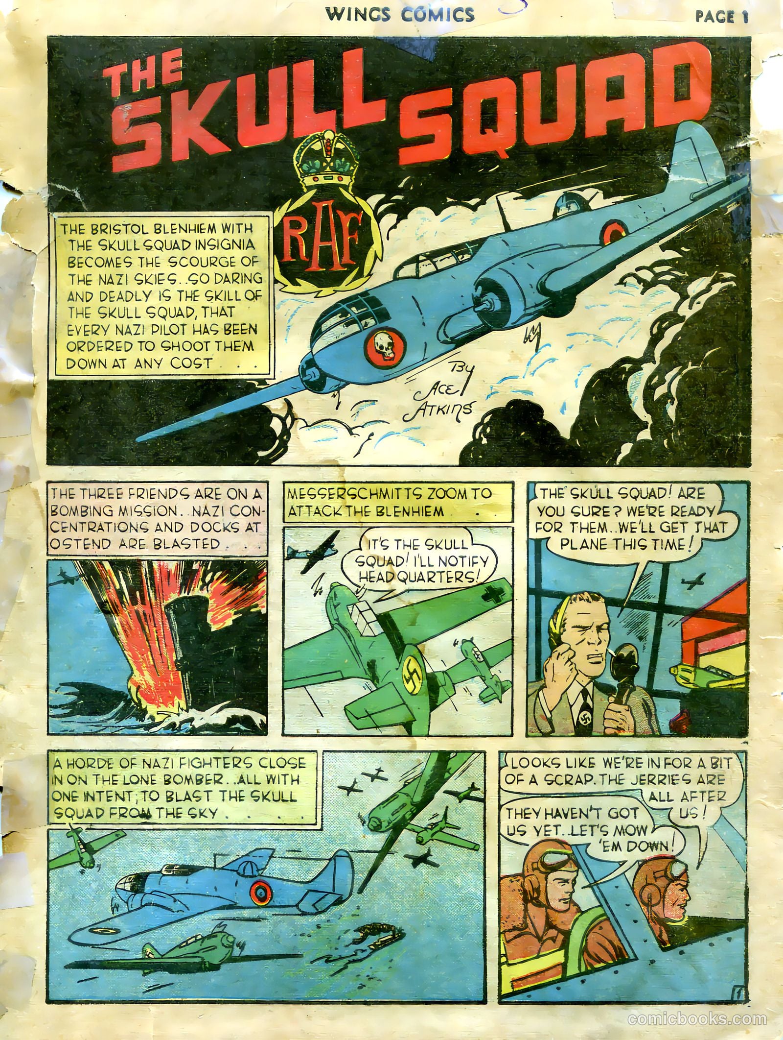 Wings Comics #5 (1941) — page 3 of 68