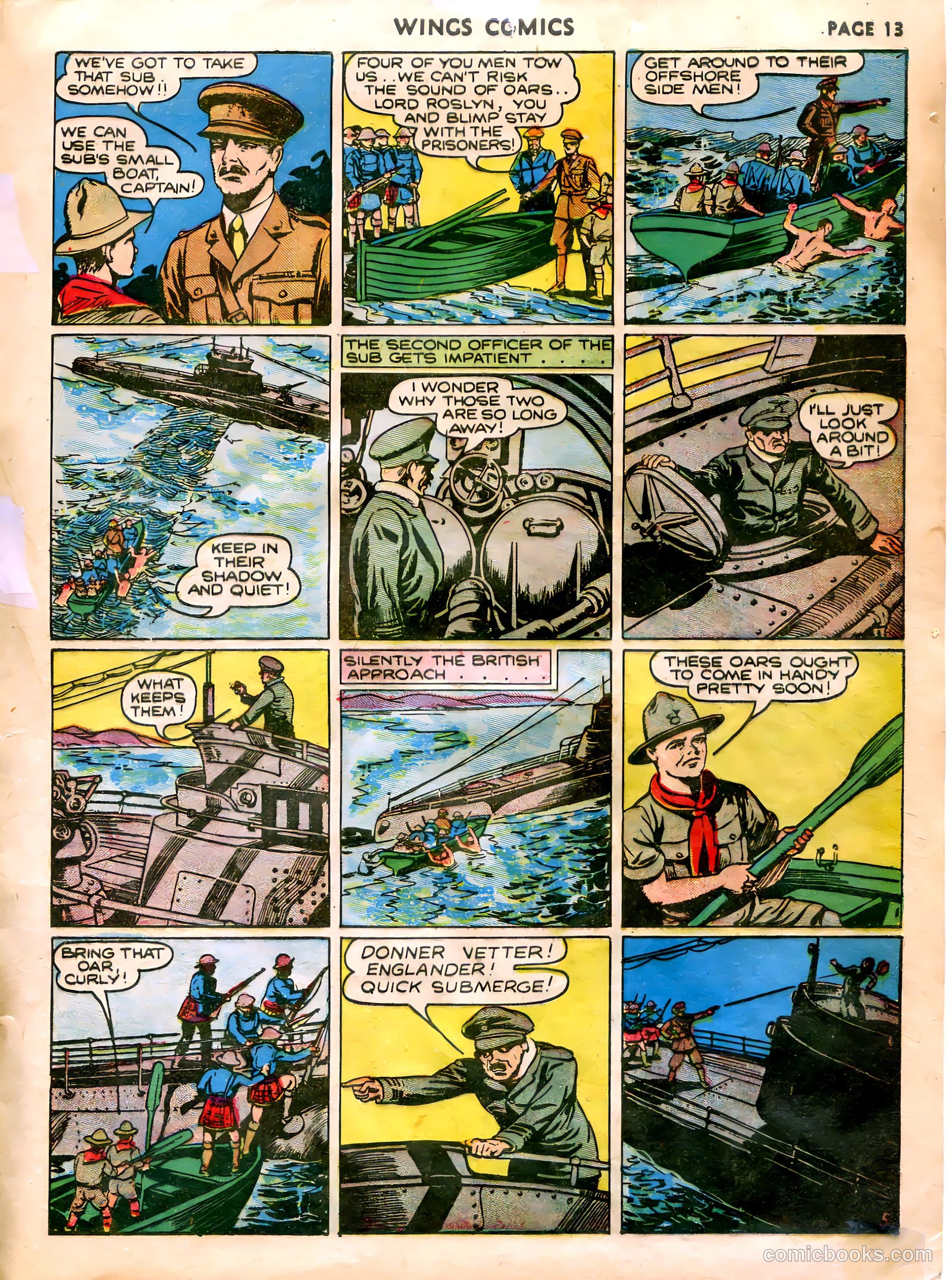 Wings Comics #5 (1941) — page 15 of 68