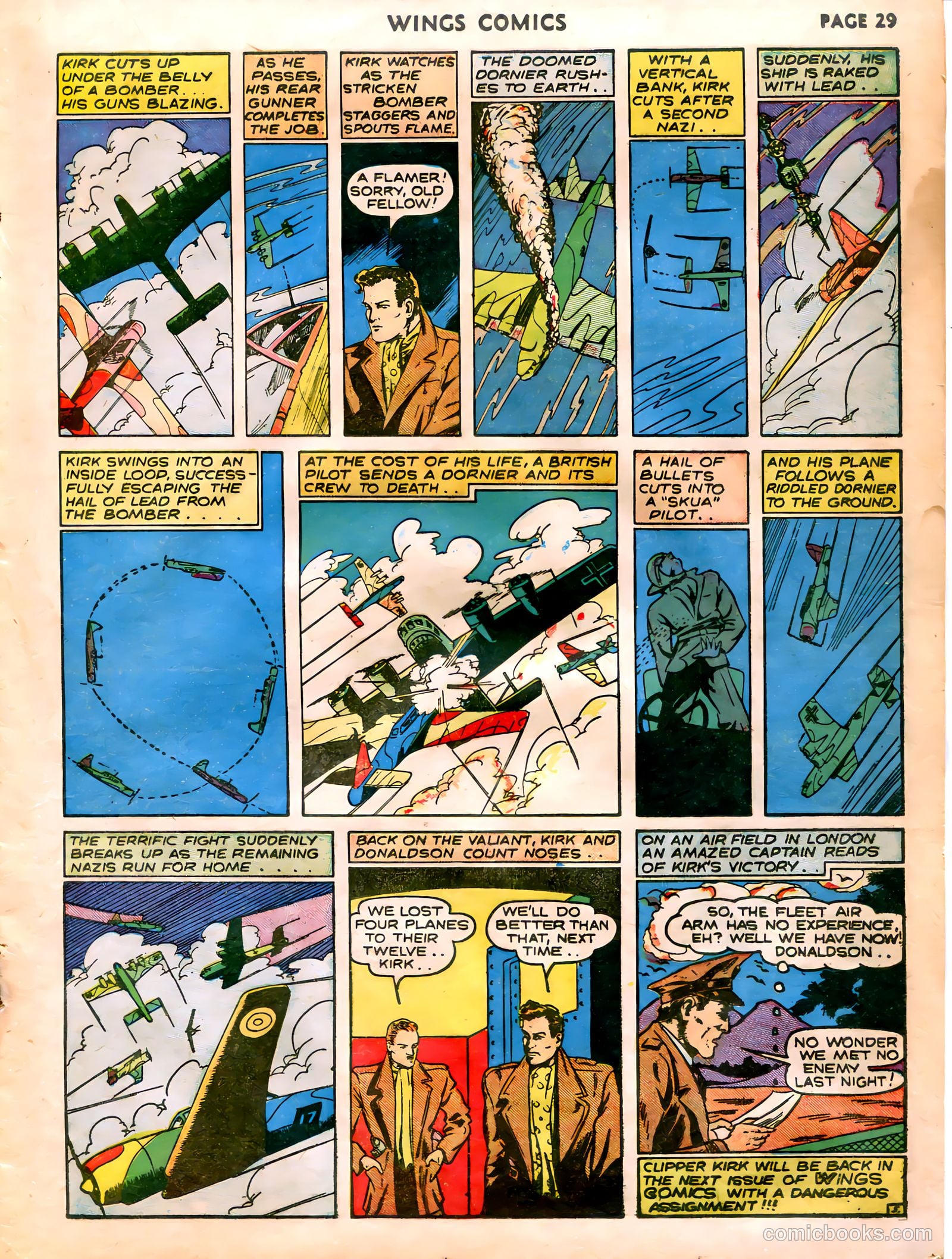 Wings Comics #5 (1941) — page 31 of 68