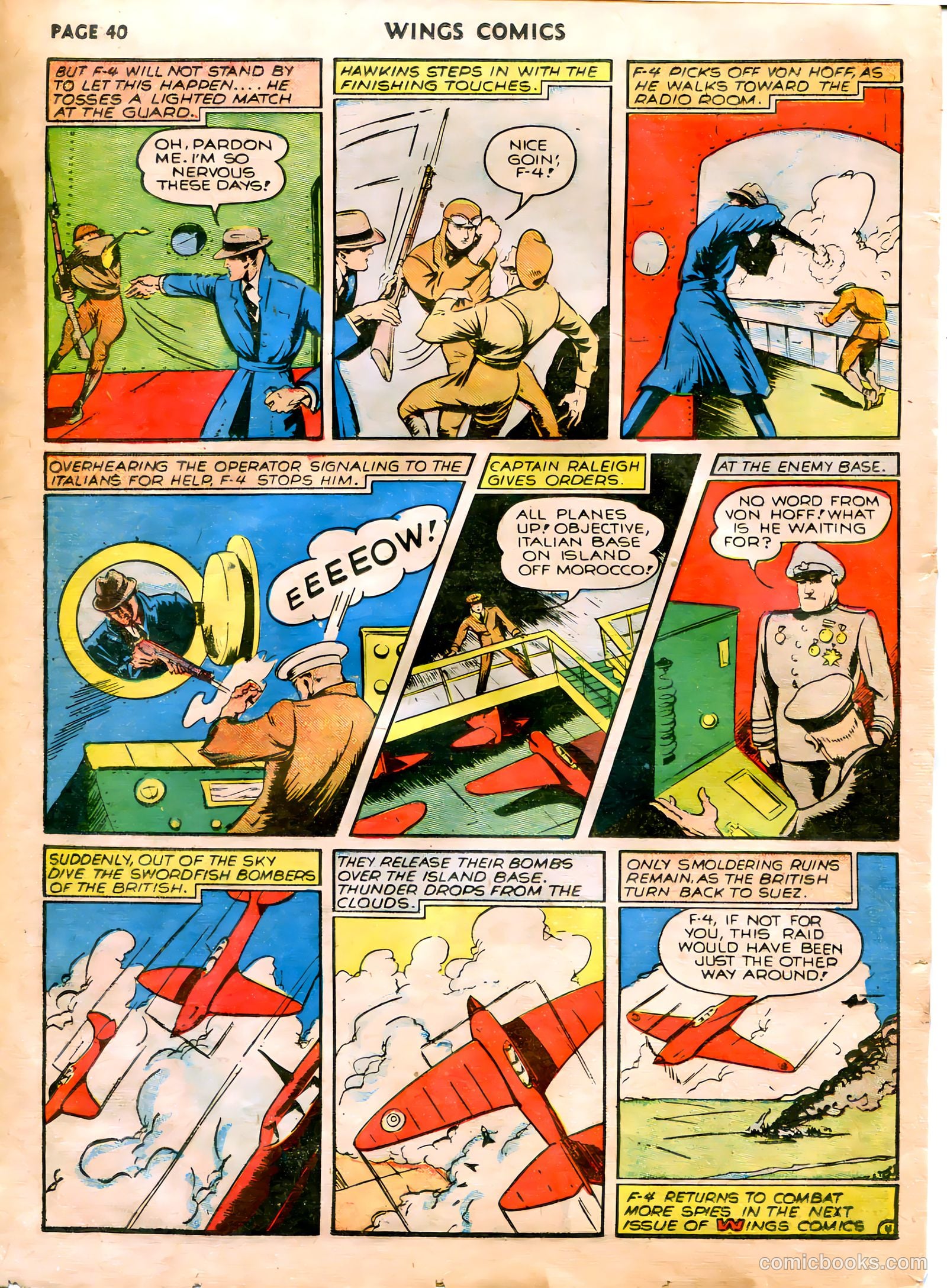 Wings Comics #5 (1941) — page 42 of 68