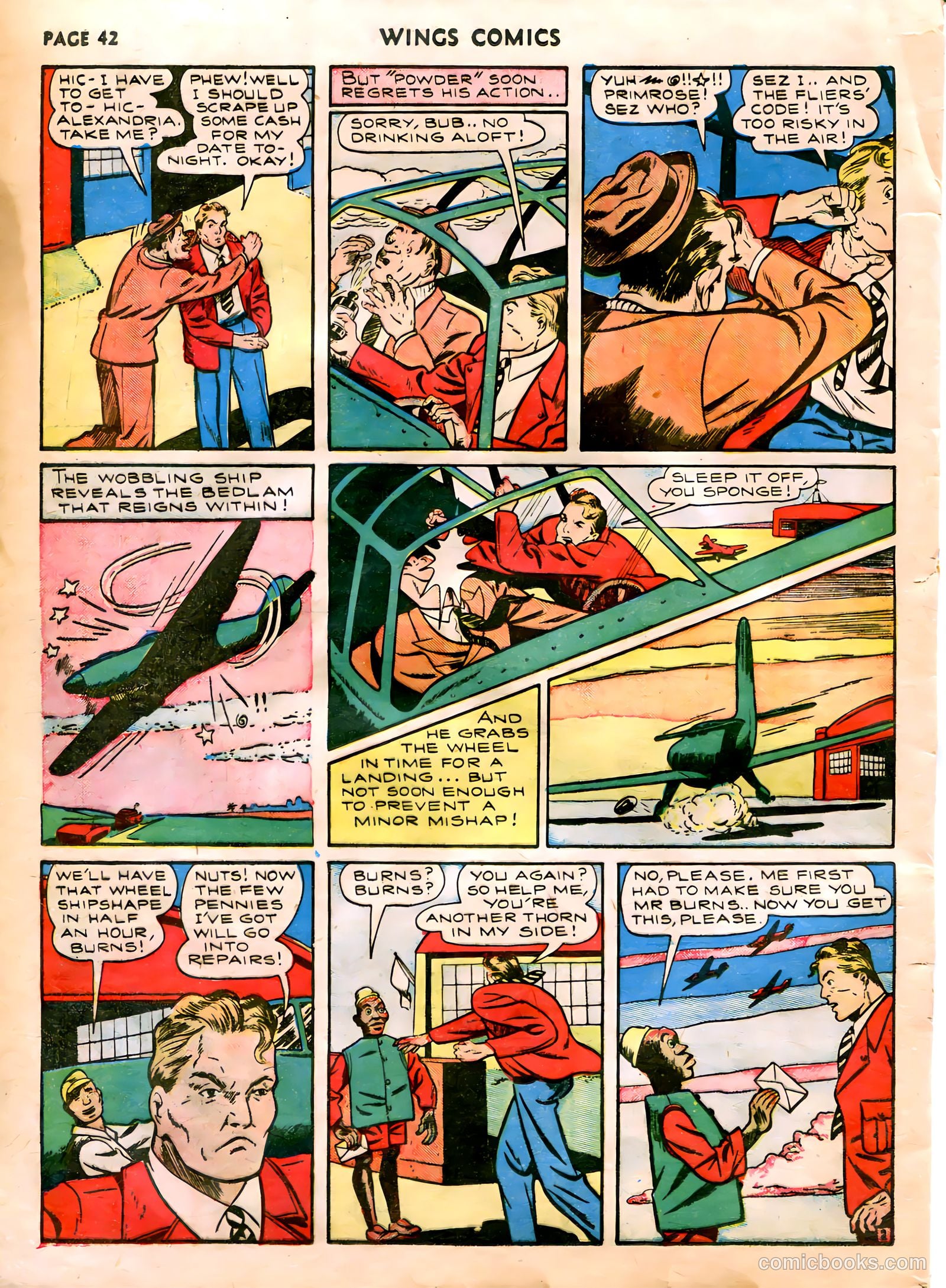 Wings Comics #5 (1941) — page 44 of 68