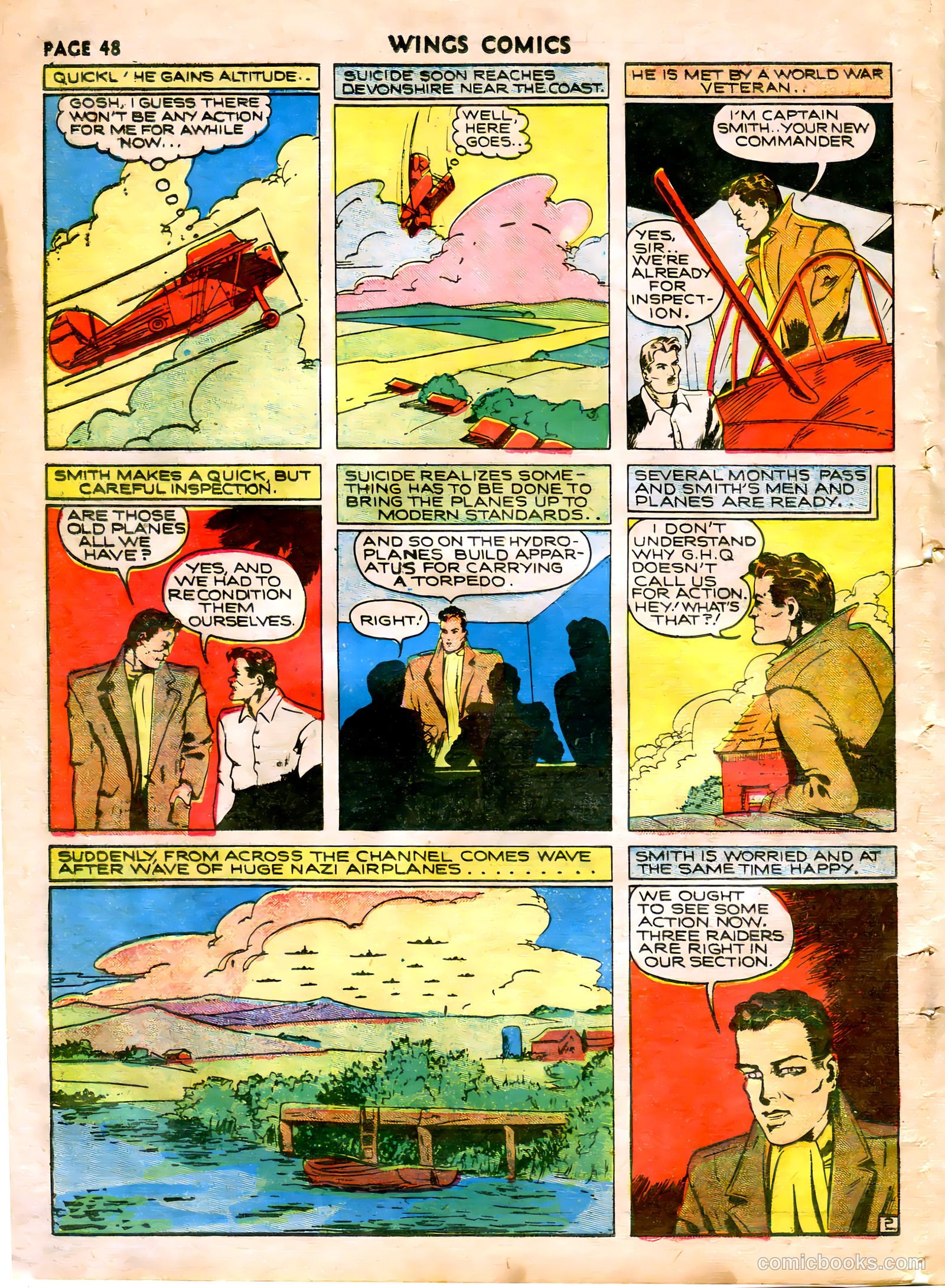 Wings Comics #5 (1941) — page 50 of 68