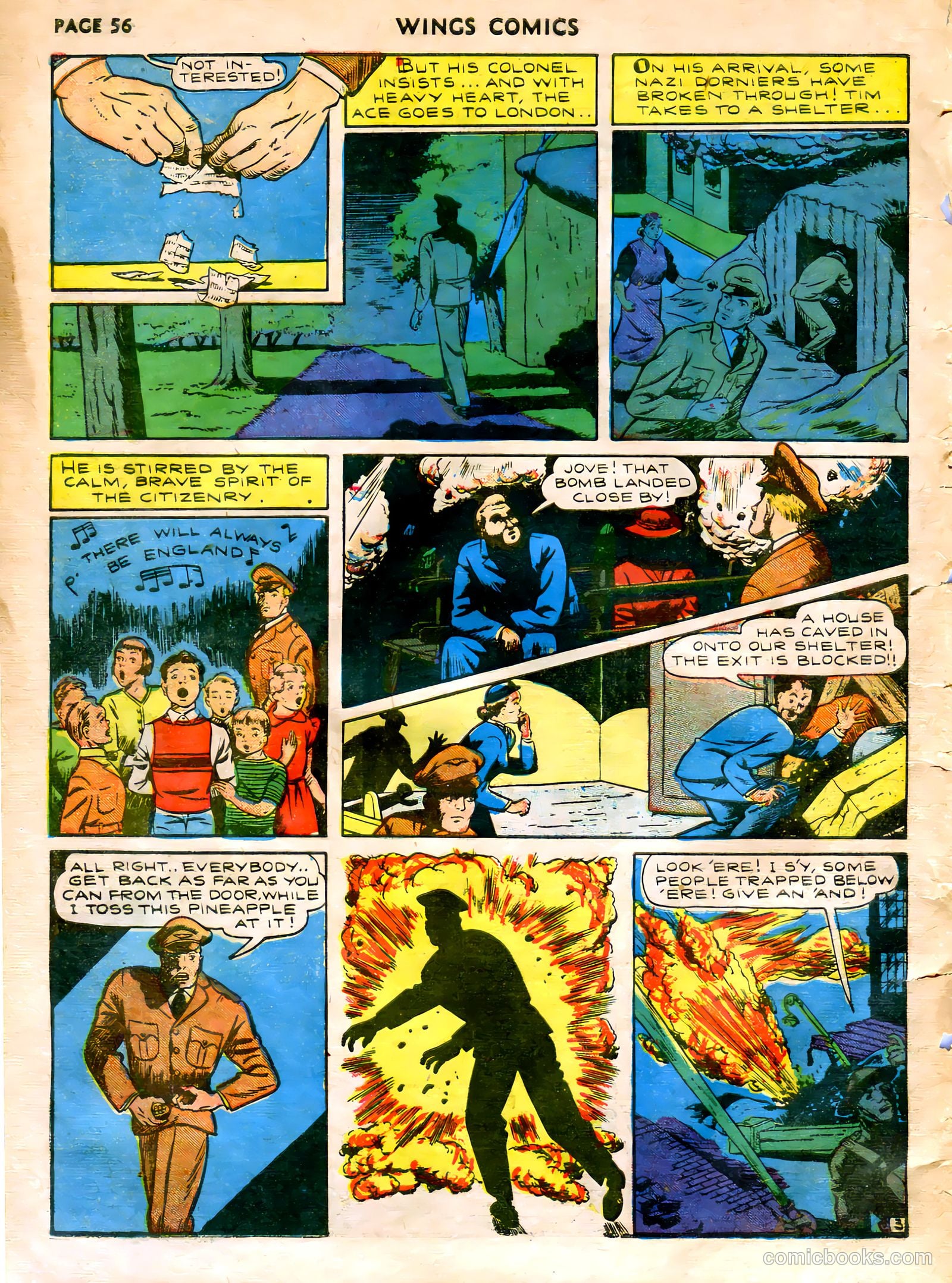 Wings Comics #5 (1941) — page 58 of 68