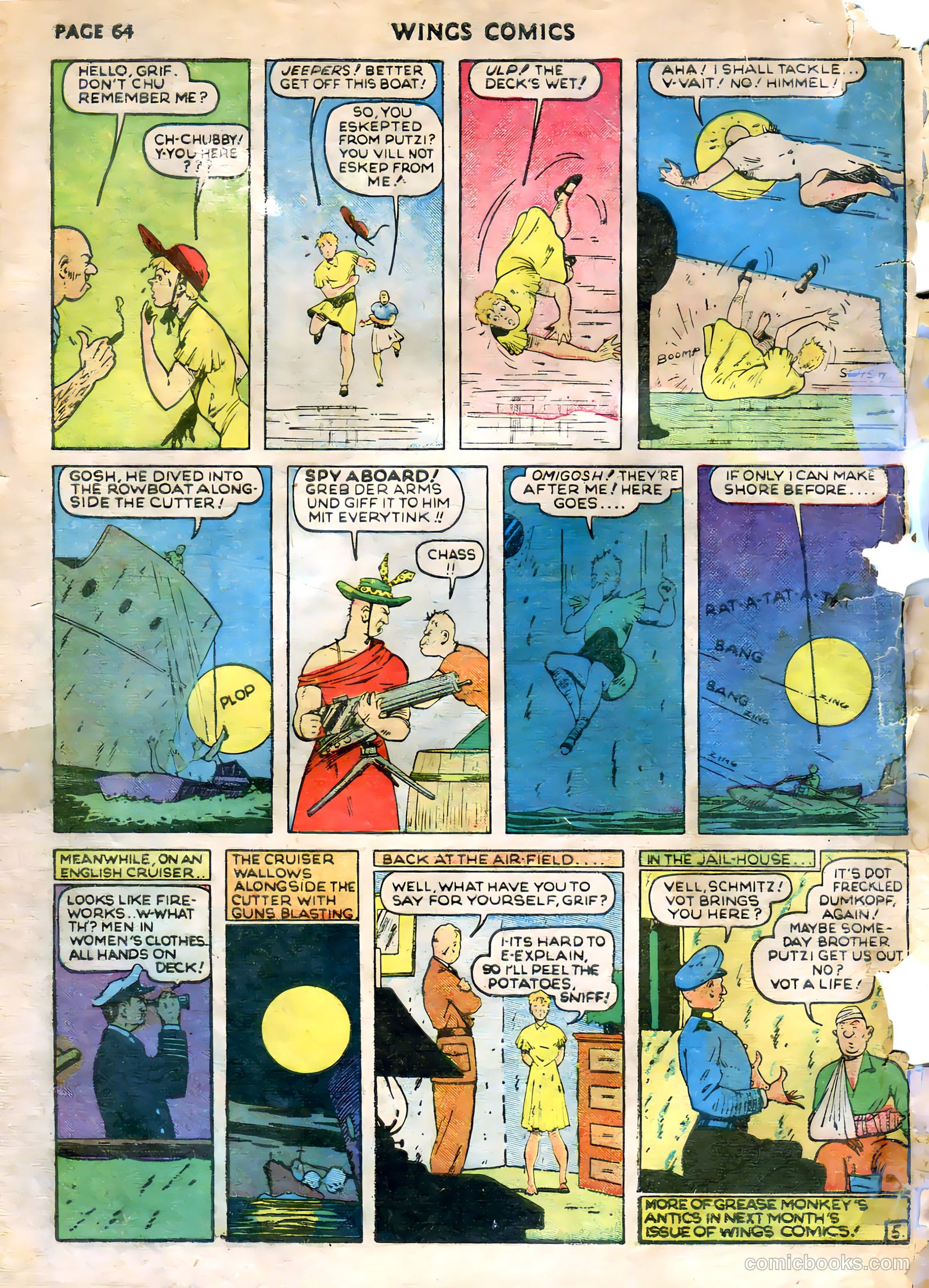 Wings Comics #5 (1941) — page 66 of 68
