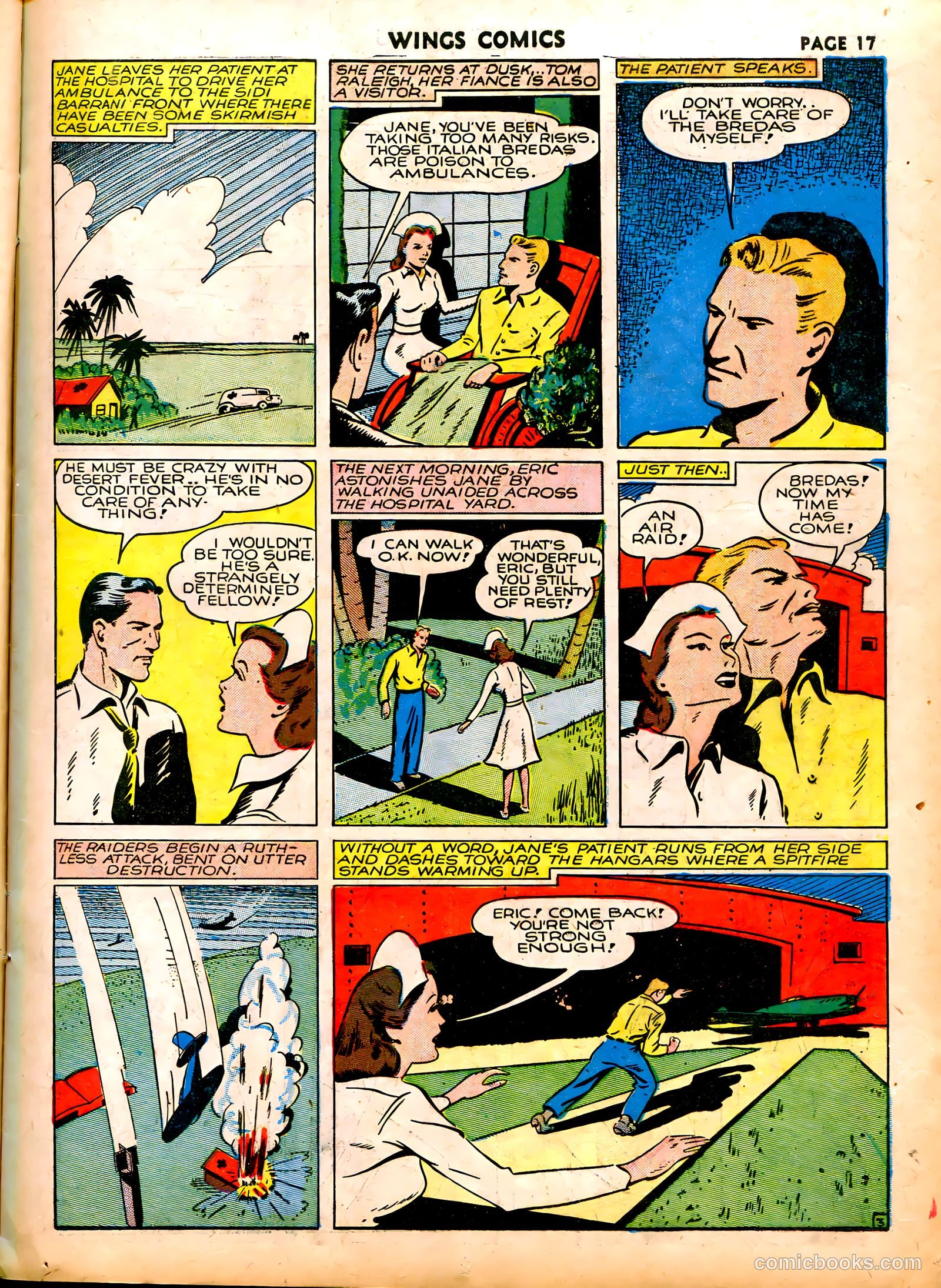 Wings Comics #6 (1941) — page 19 of 68