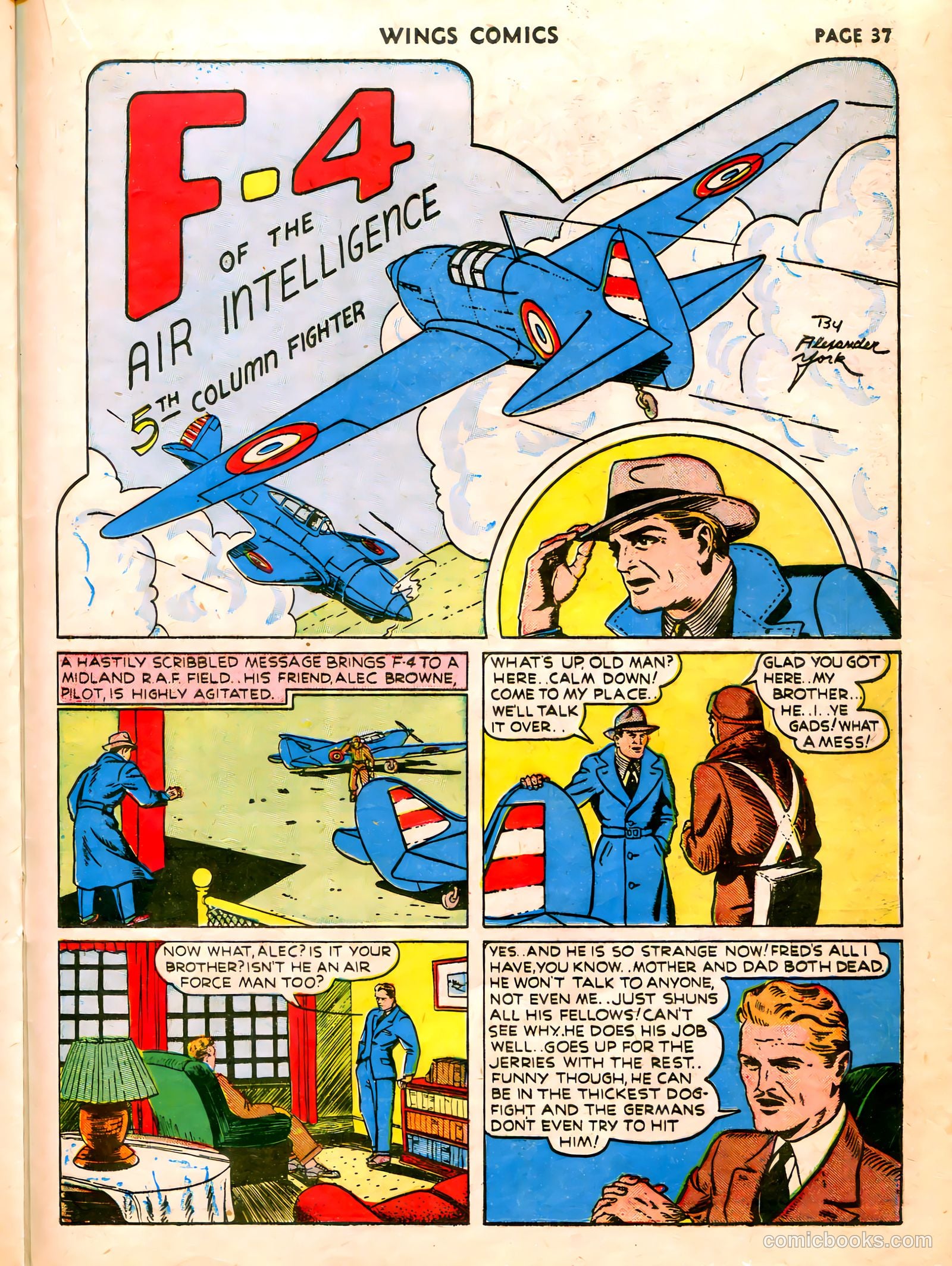 Wings Comics #7 (1941) — page 39 of 68