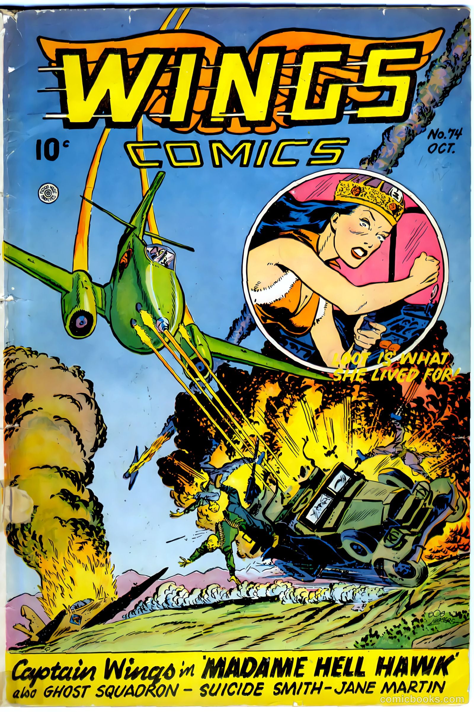 Wings Comics #74
