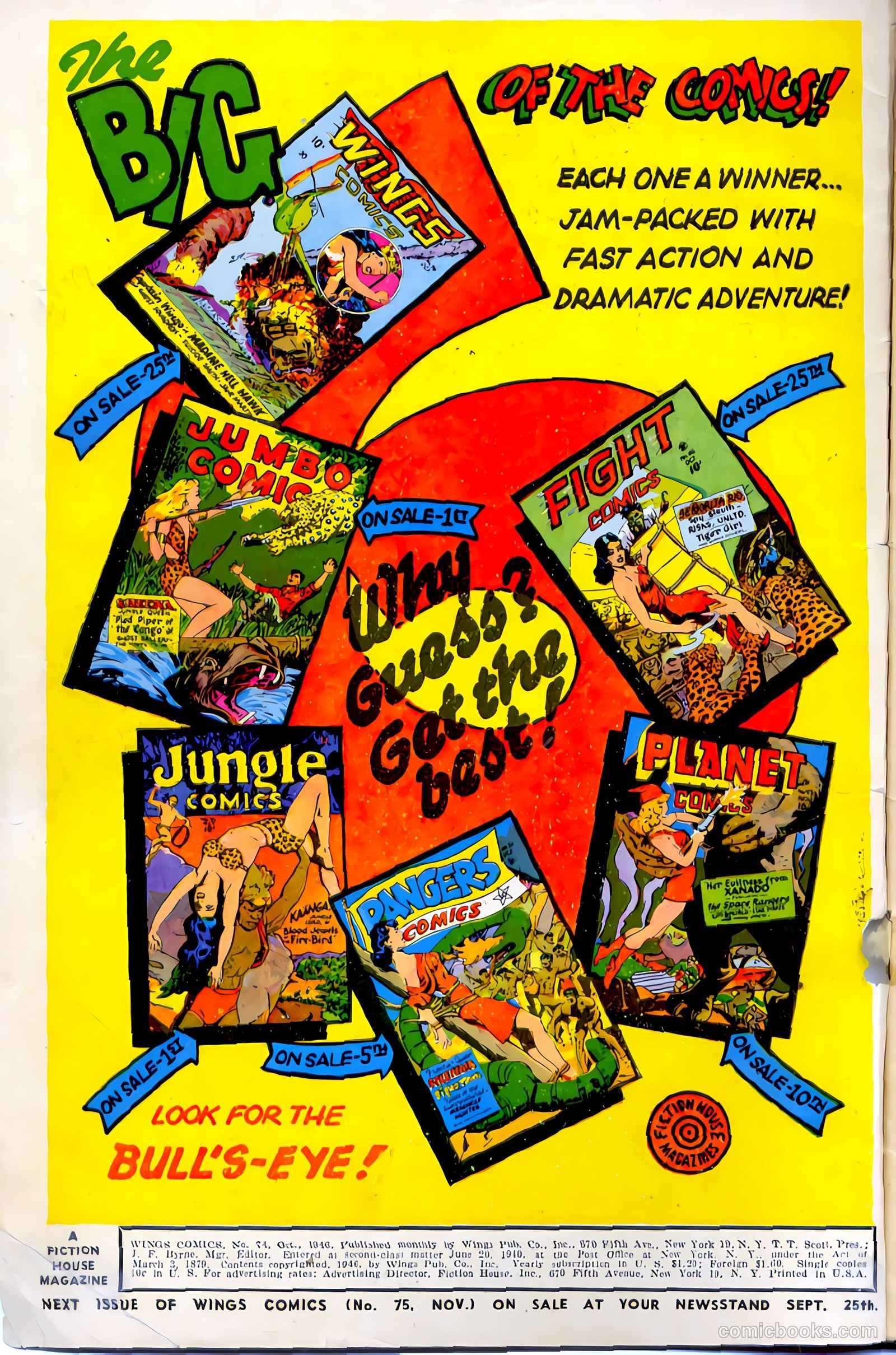 Wings Comics #74 (1946) — page 2 of 52