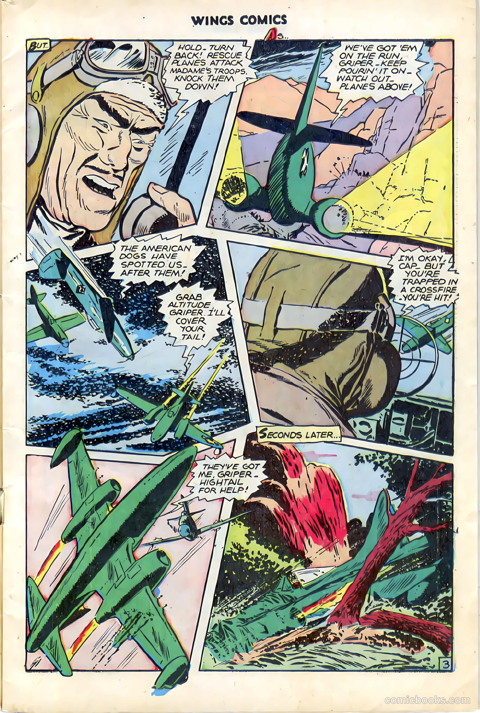 Wings Comics #74 (1946) — page 5 of 52