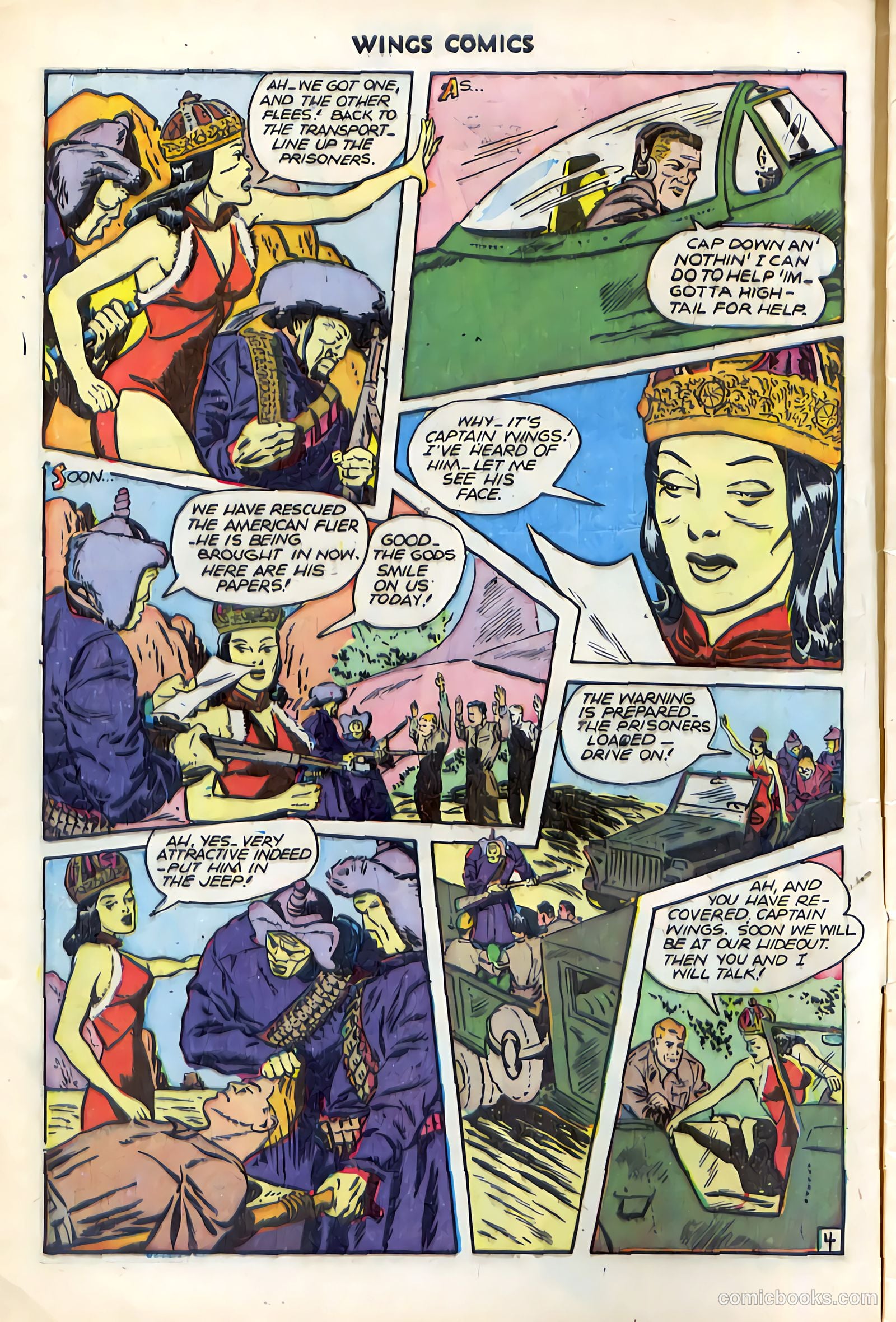 Wings Comics #74 (1946) — page 6 of 52
