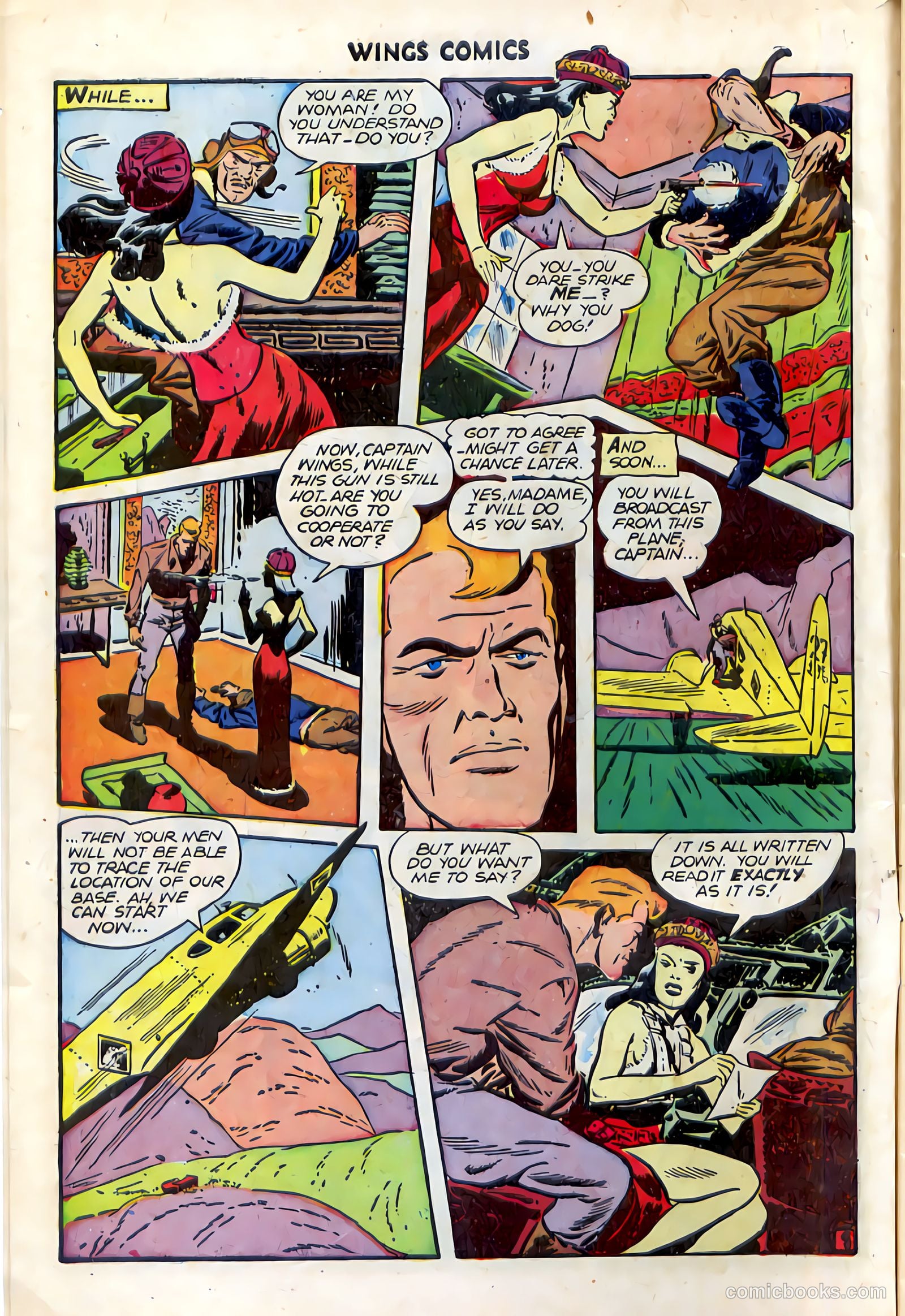 Wings Comics #74 (1946) — page 10 of 52