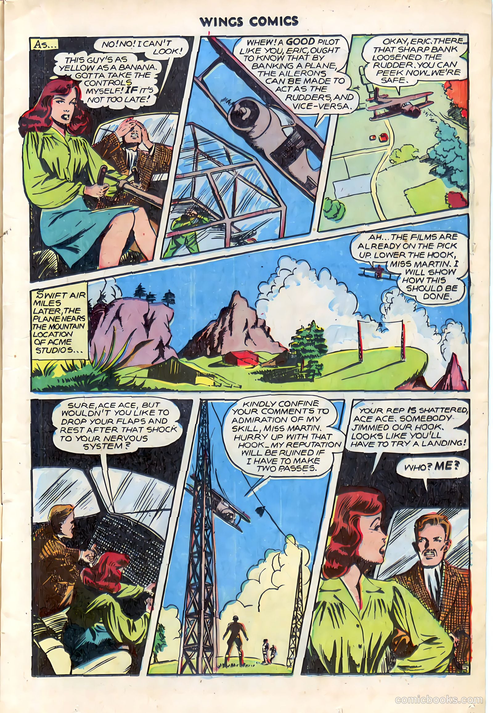Wings Comics #74 (1946) — page 15 of 52