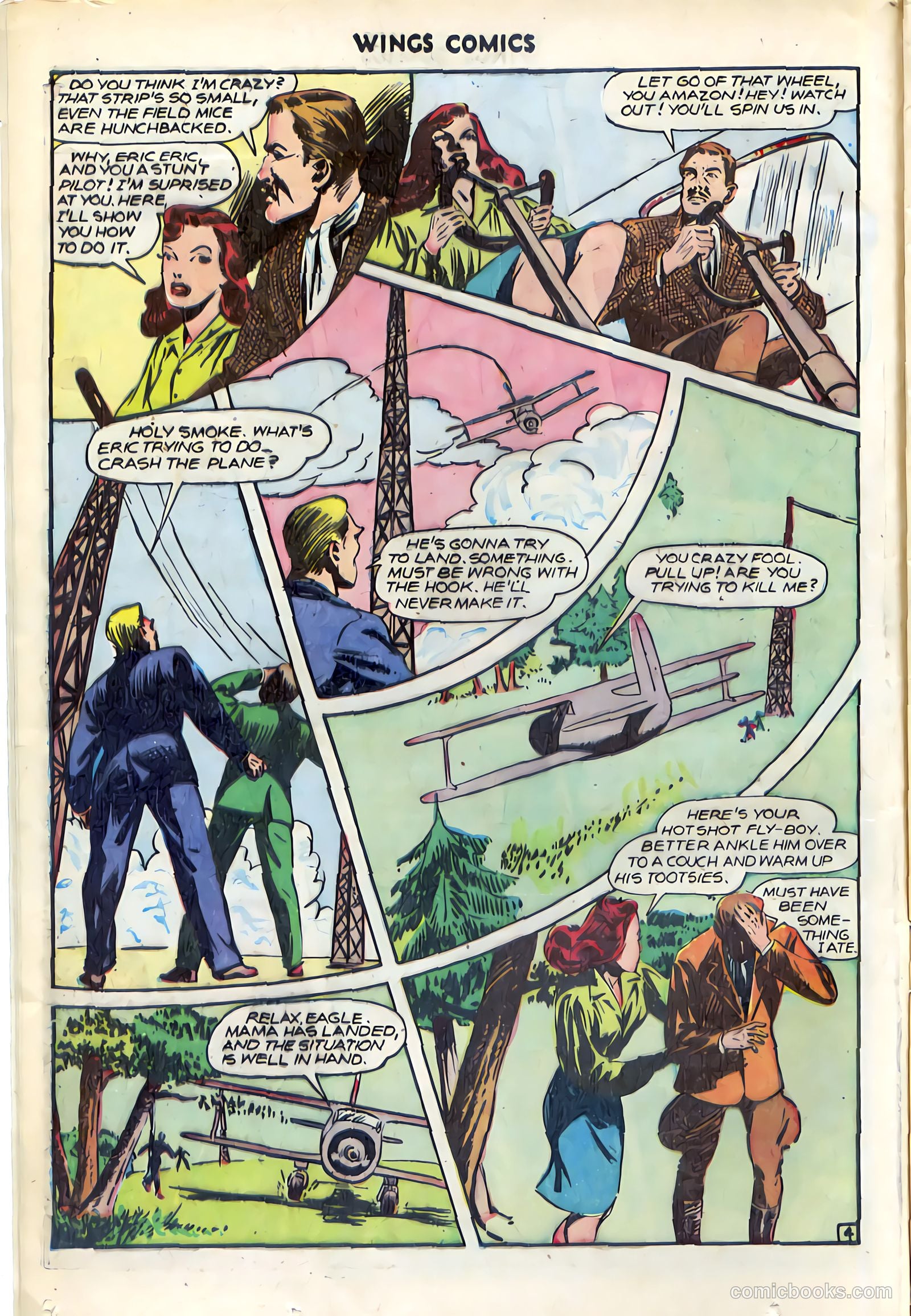 Wings Comics #74 (1946) — page 16 of 52