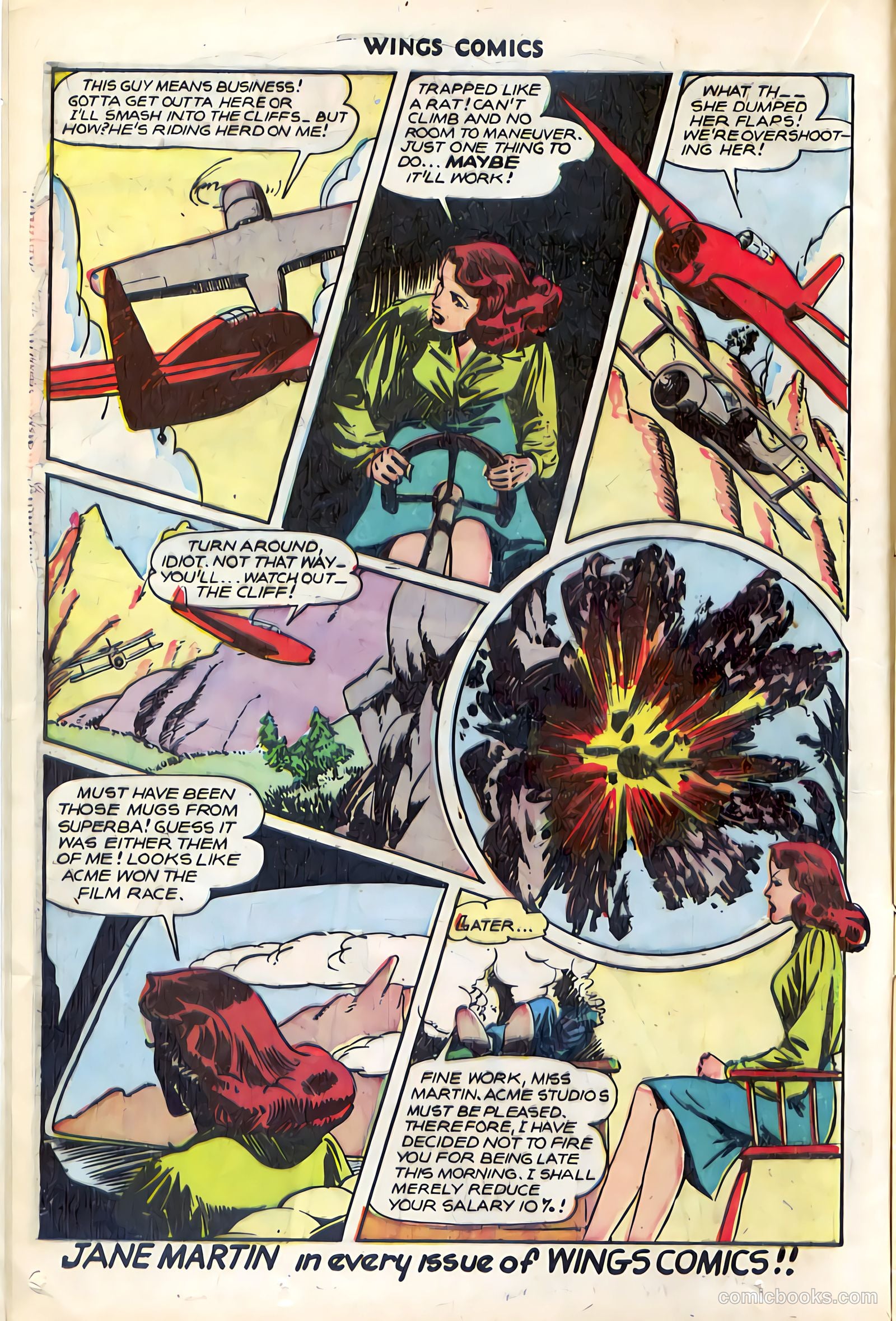 Wings Comics #74 (1946) — page 18 of 52