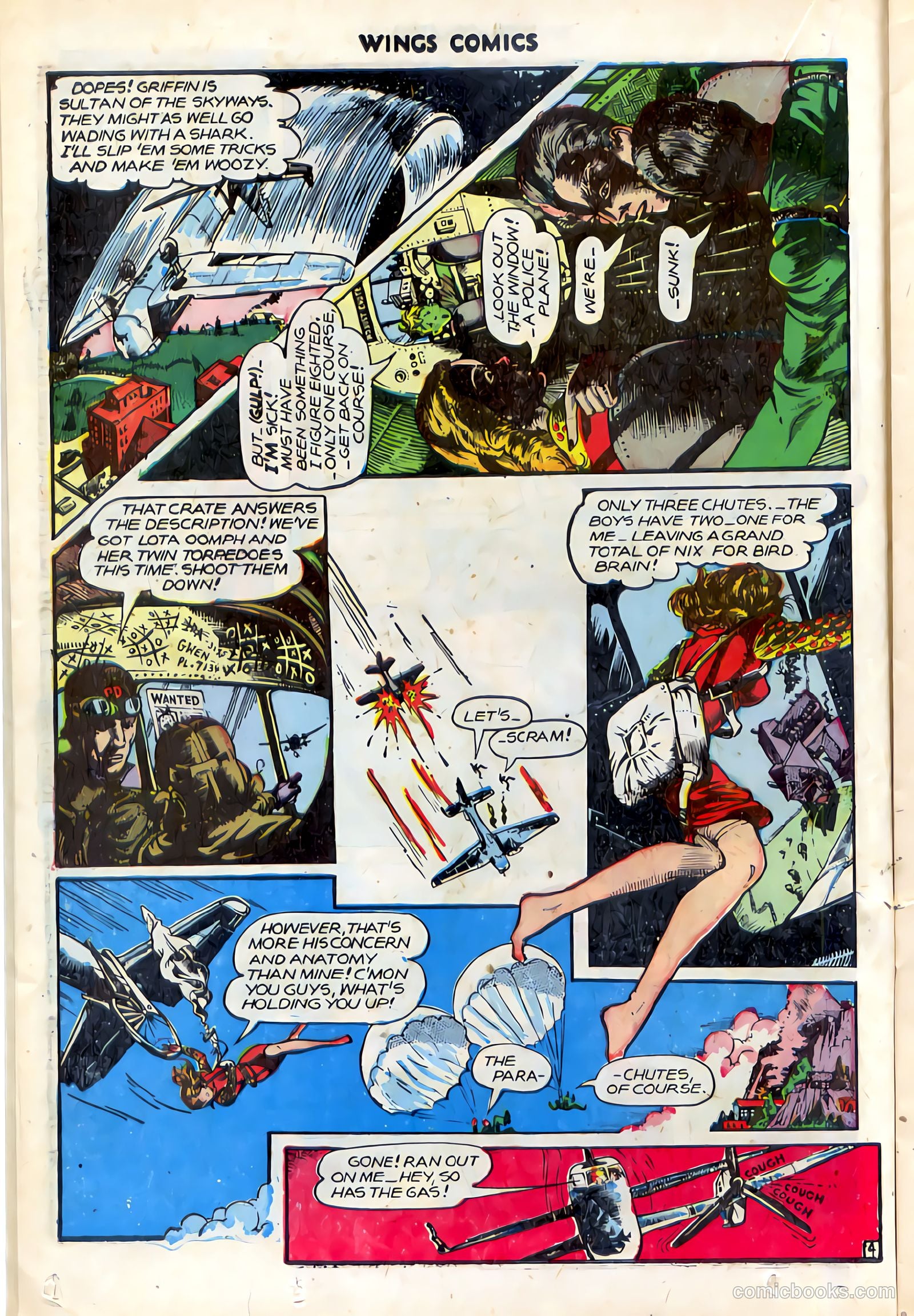 Wings Comics #74 (1946) — page 22 of 52