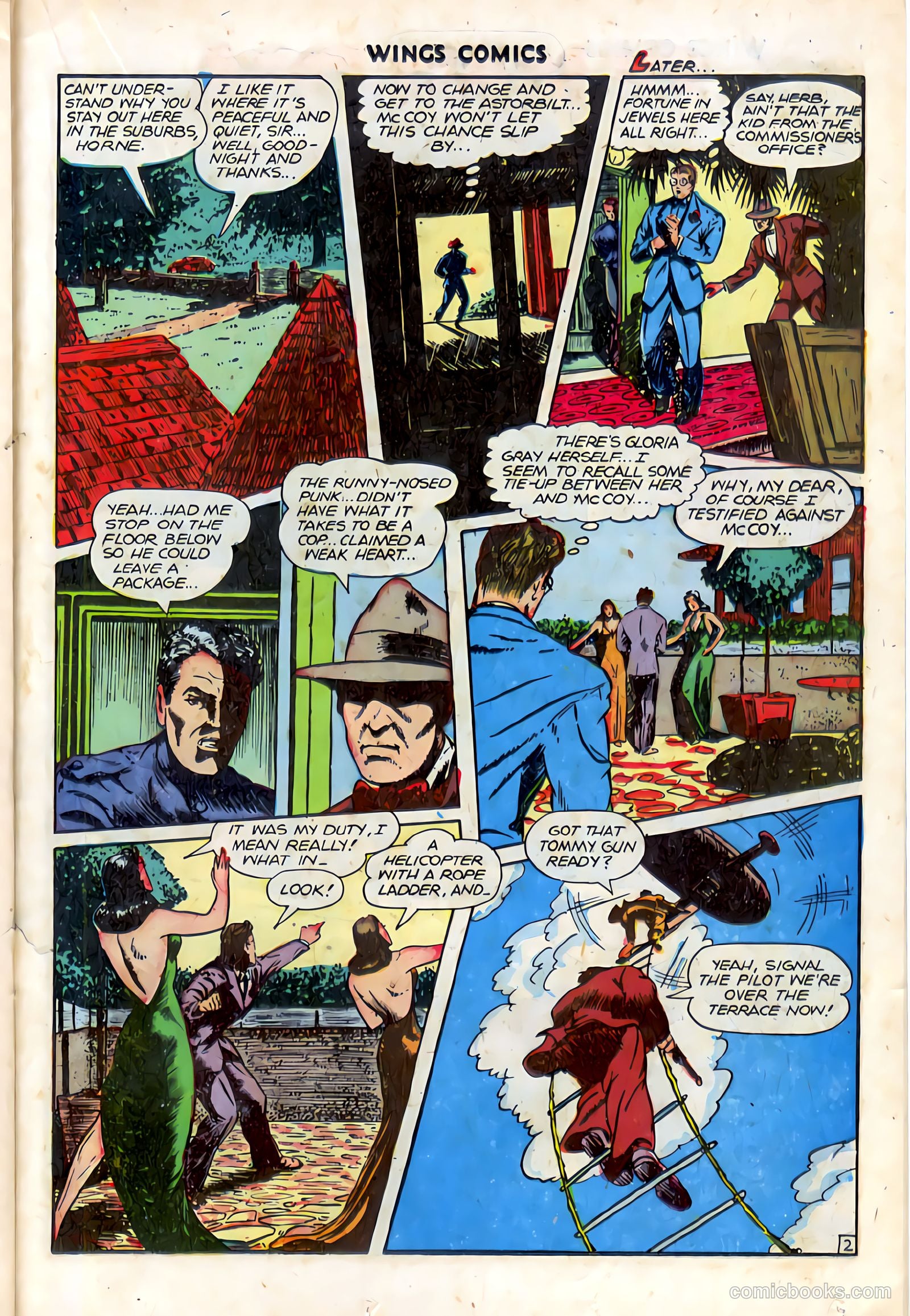 Wings Comics #74 (1946) — page 31 of 52