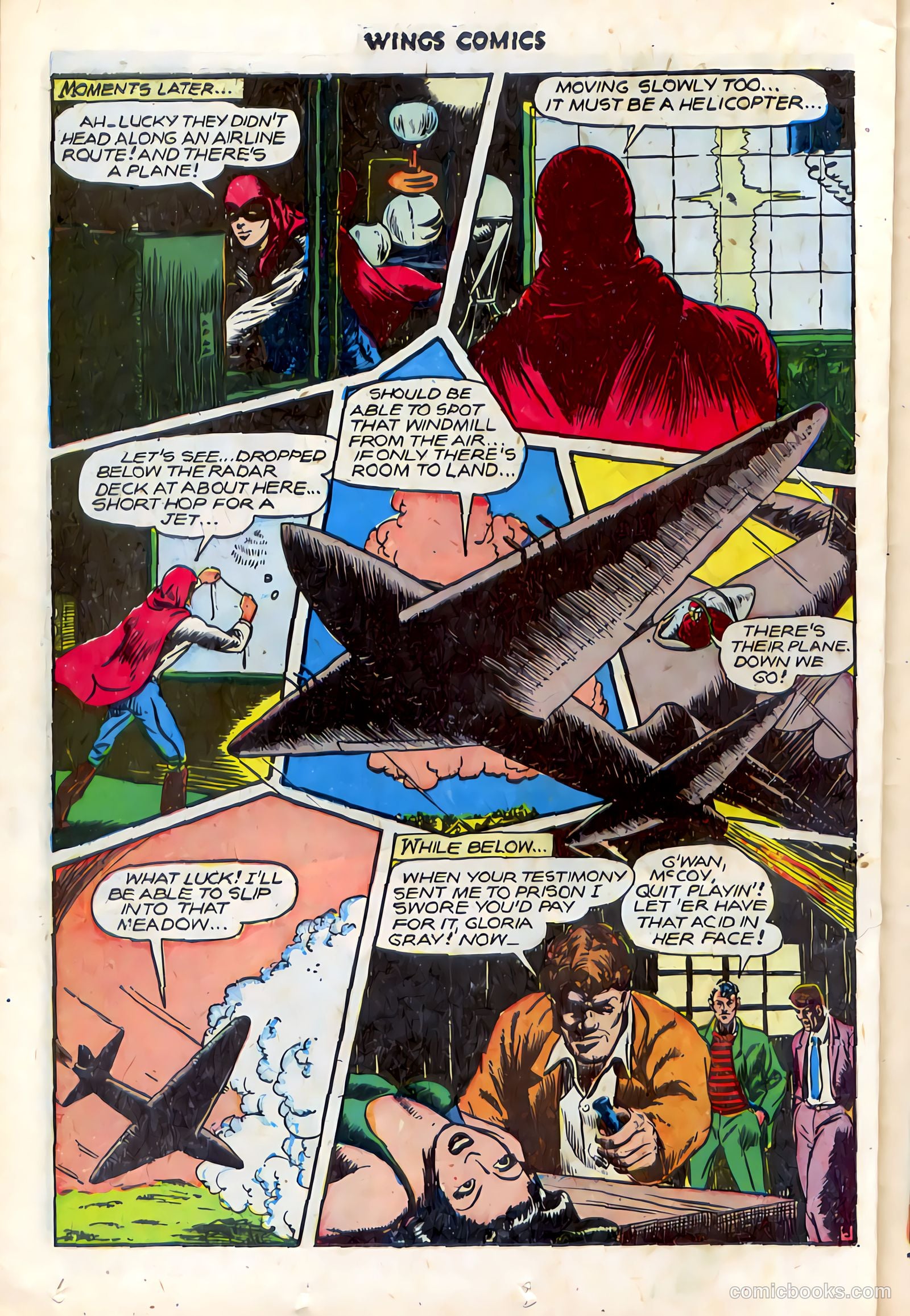 Wings Comics #74 (1946) — page 34 of 52
