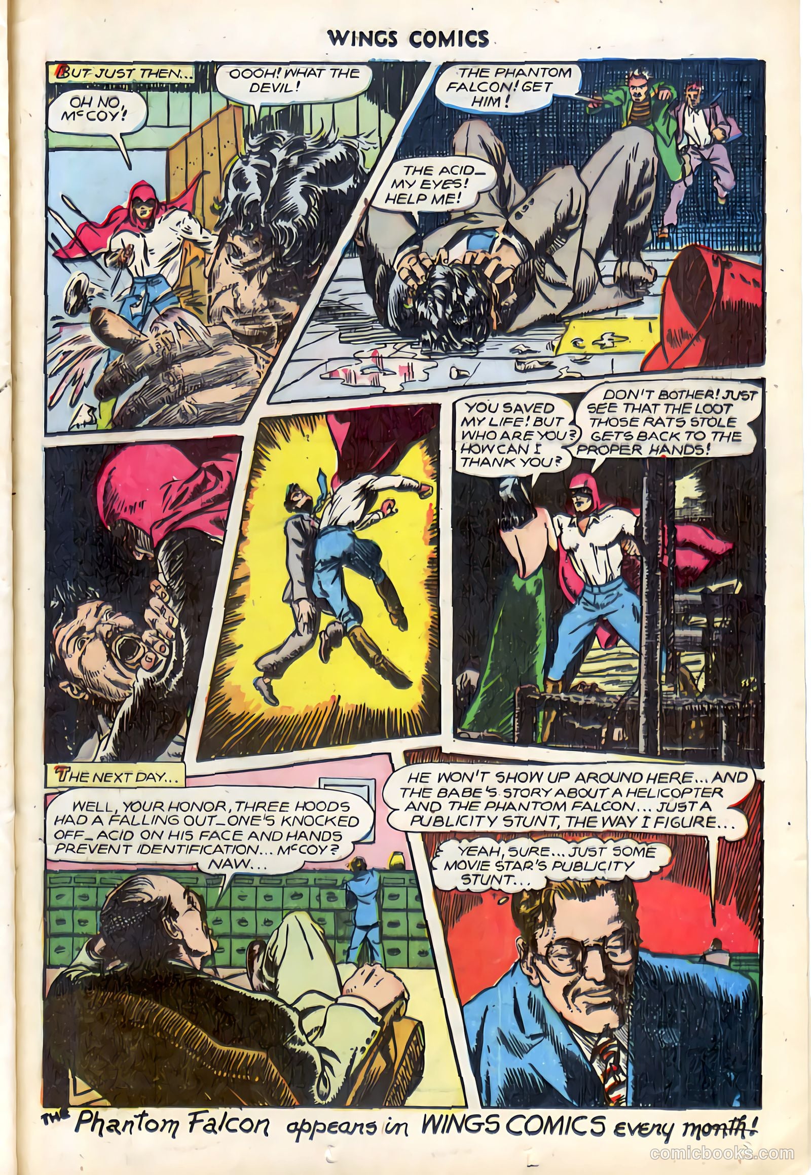 Wings Comics #74 (1946) — page 35 of 52