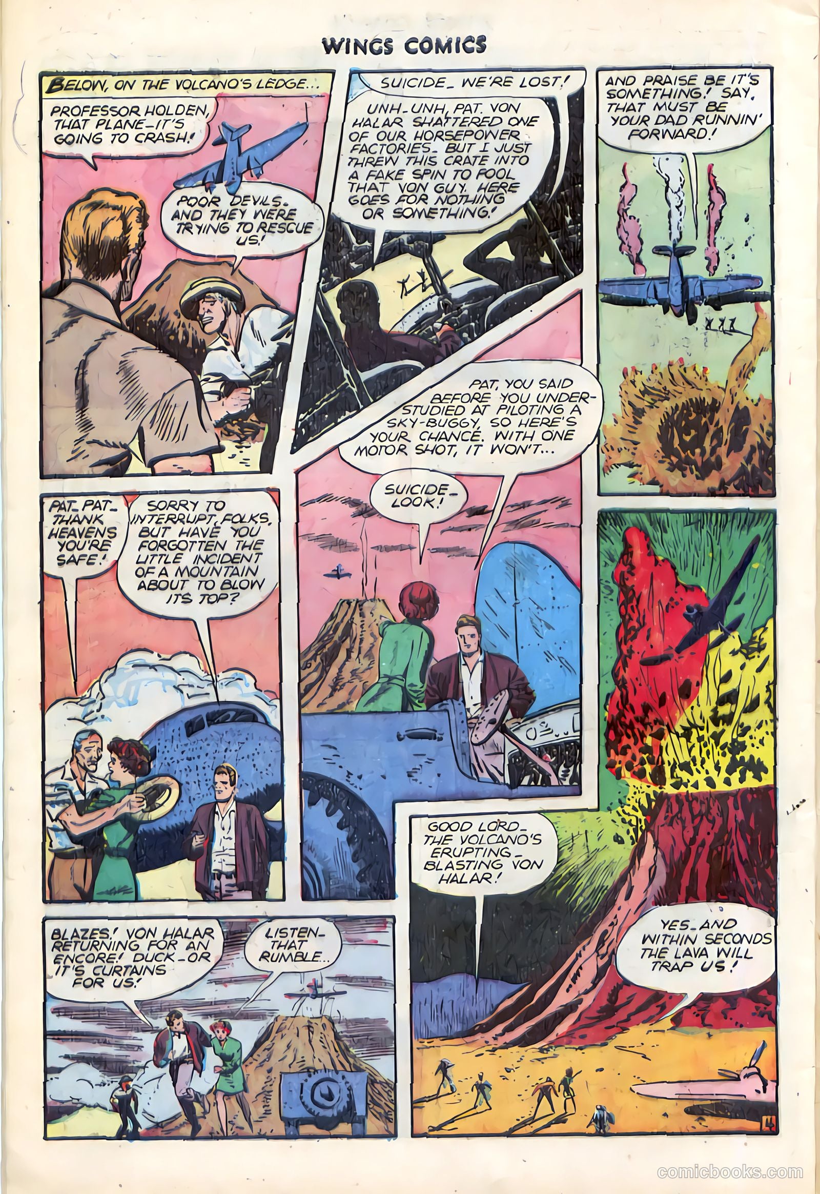 Wings Comics #74 (1946) — page 40 of 52