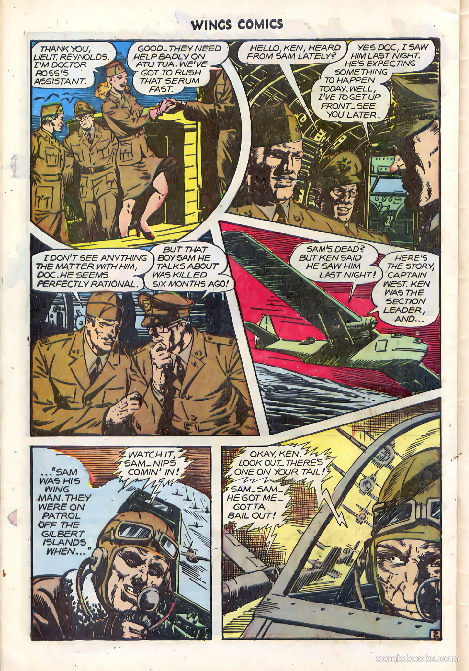 Wings Comics #74 (1946) — page 44 of 52