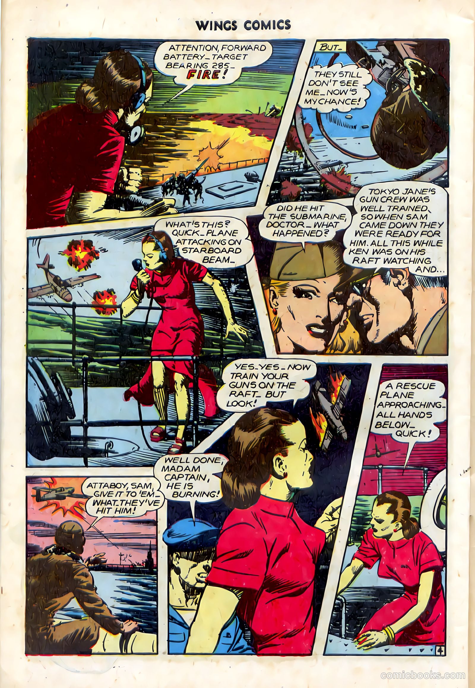 Wings Comics #74 (1946) — page 46 of 52