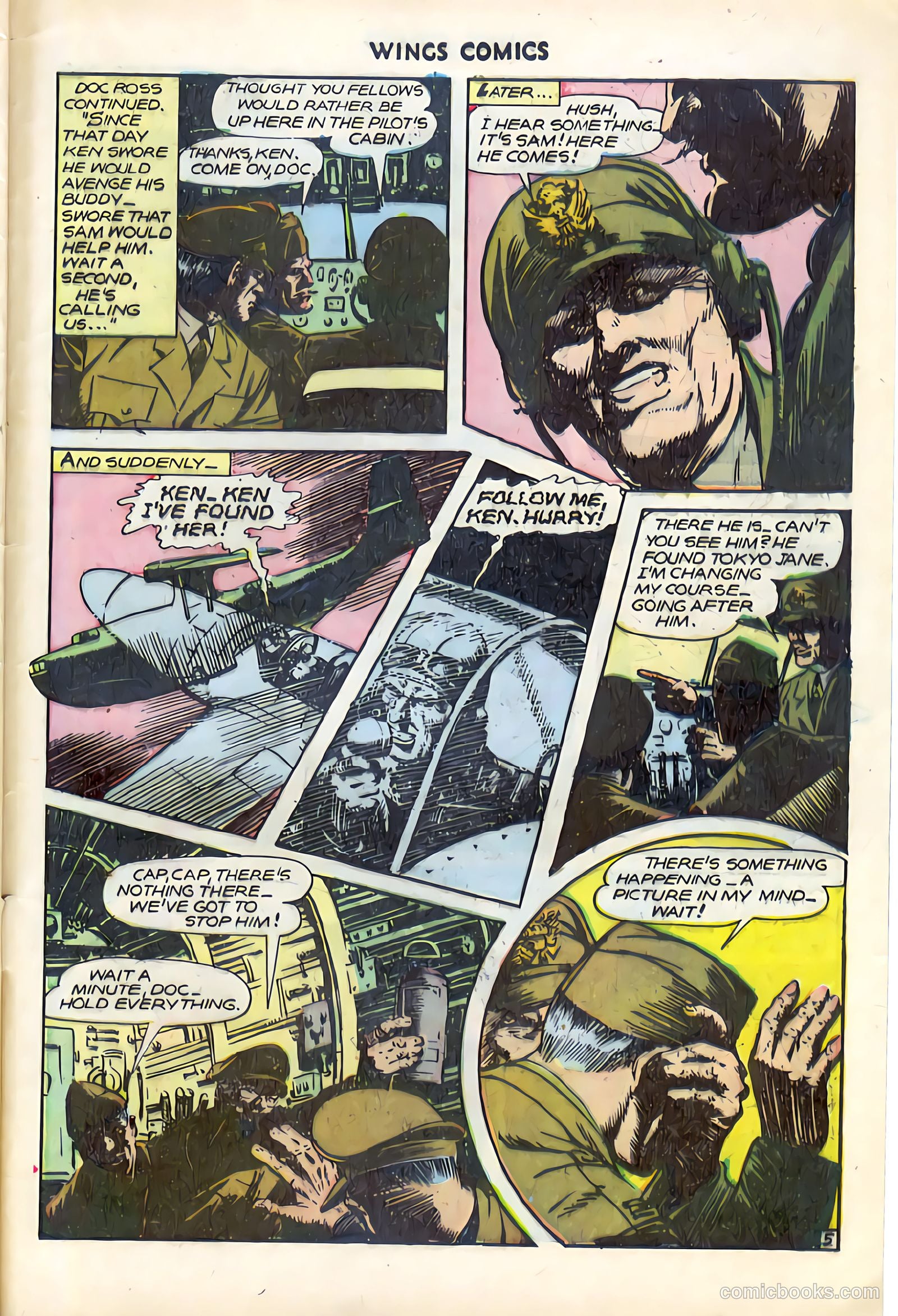 Wings Comics #74 (1946) — page 47 of 52