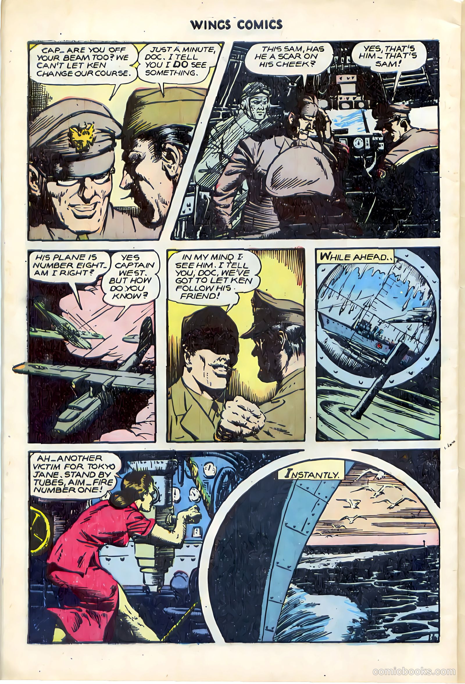 Wings Comics #74 (1946) — page 48 of 52