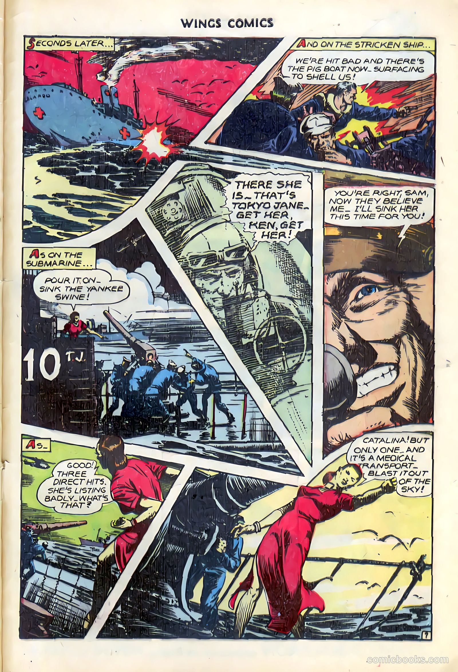 Wings Comics #74 (1946) — page 49 of 52