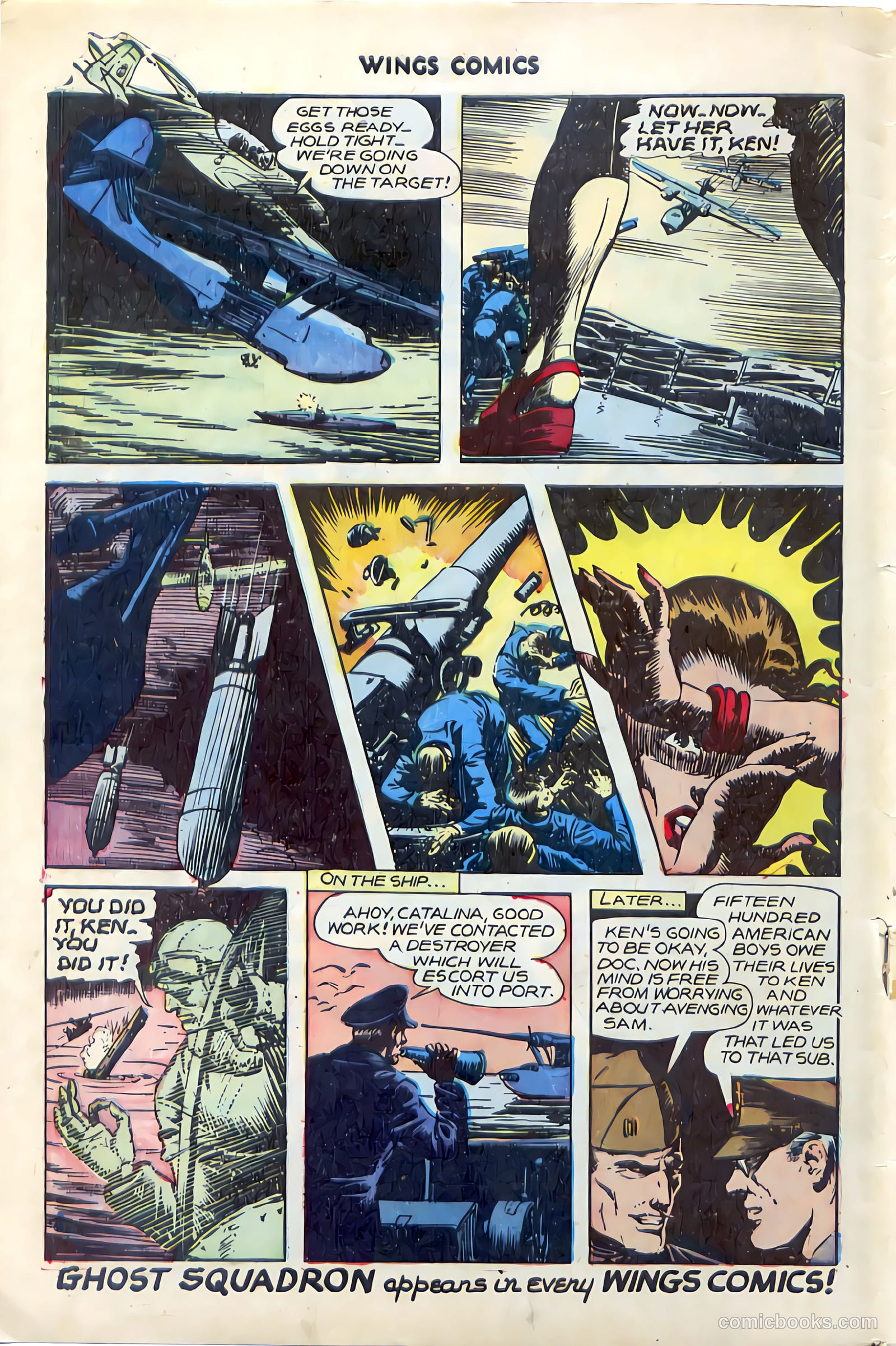 Wings Comics #74 (1946) — page 50 of 52