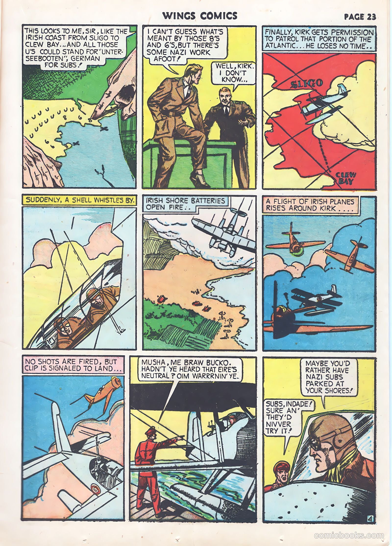 Wings Comics #9 (1941) — page 25 of 68