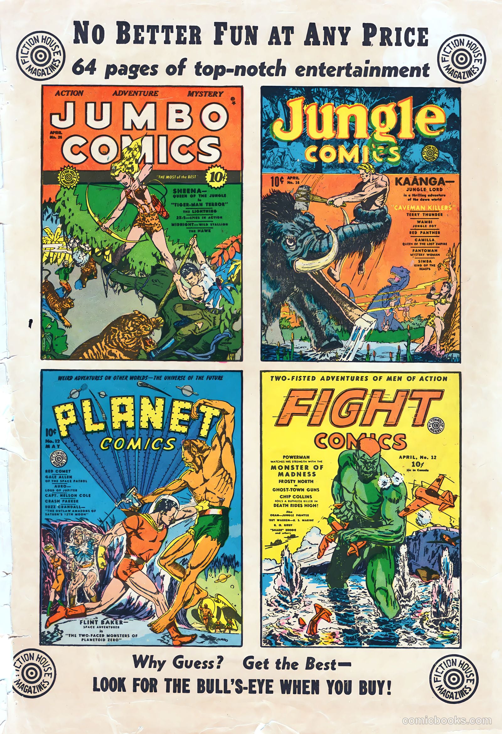 Wings Comics #9 (1941) — page 67 of 68