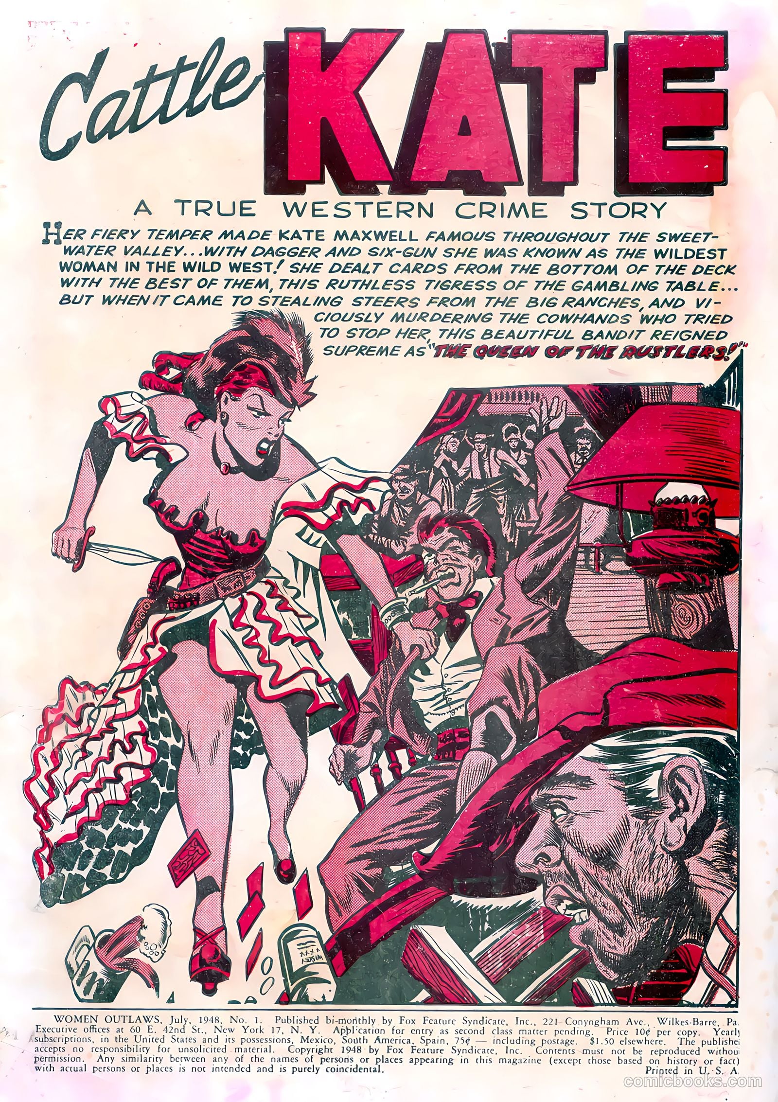 Women Outlaws #1 (1948) — page 2 of 36