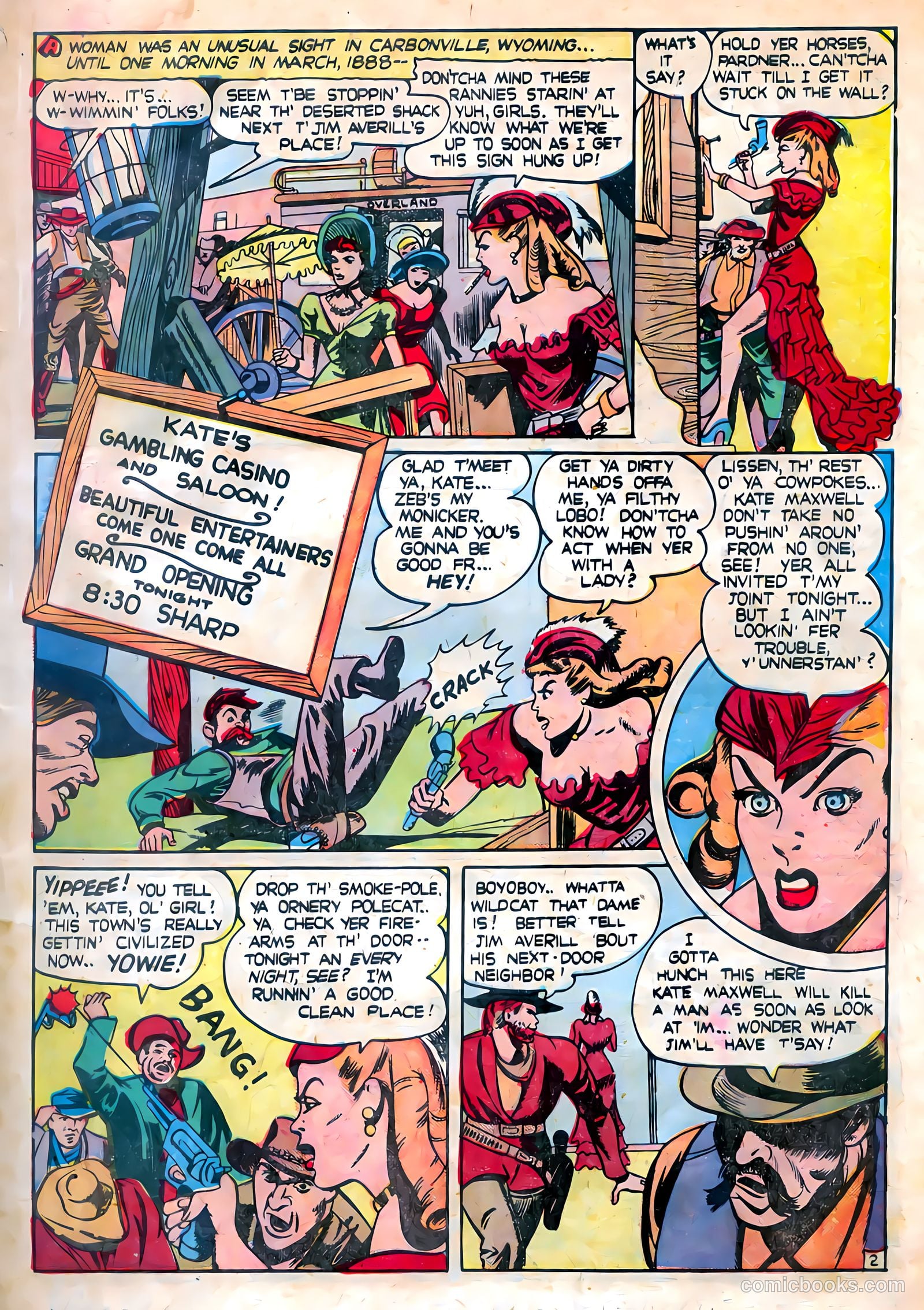 Women Outlaws #1 (1948) — page 3 of 36