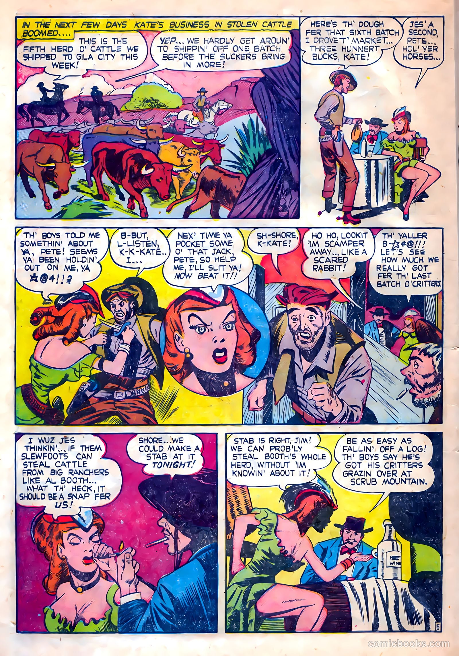 Women Outlaws #1 (1948) — page 6 of 36