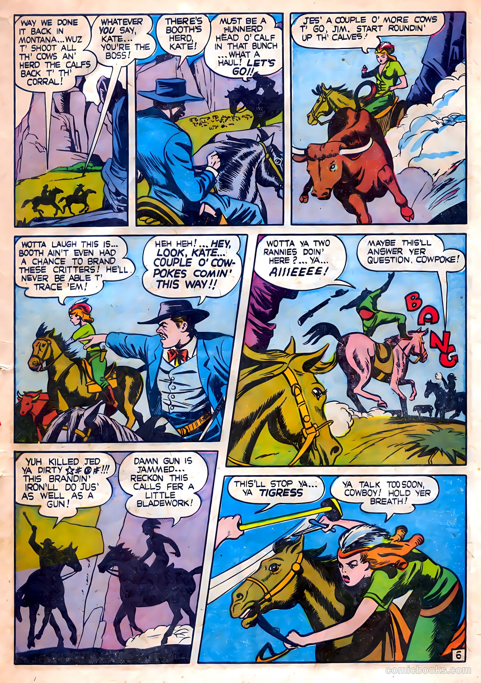 Women Outlaws #1 (1948) — page 7 of 36