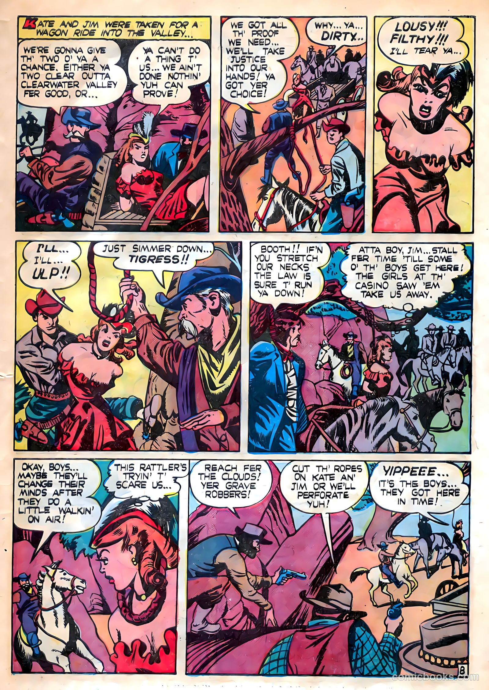 Women Outlaws #1 (1948) — page 9 of 36