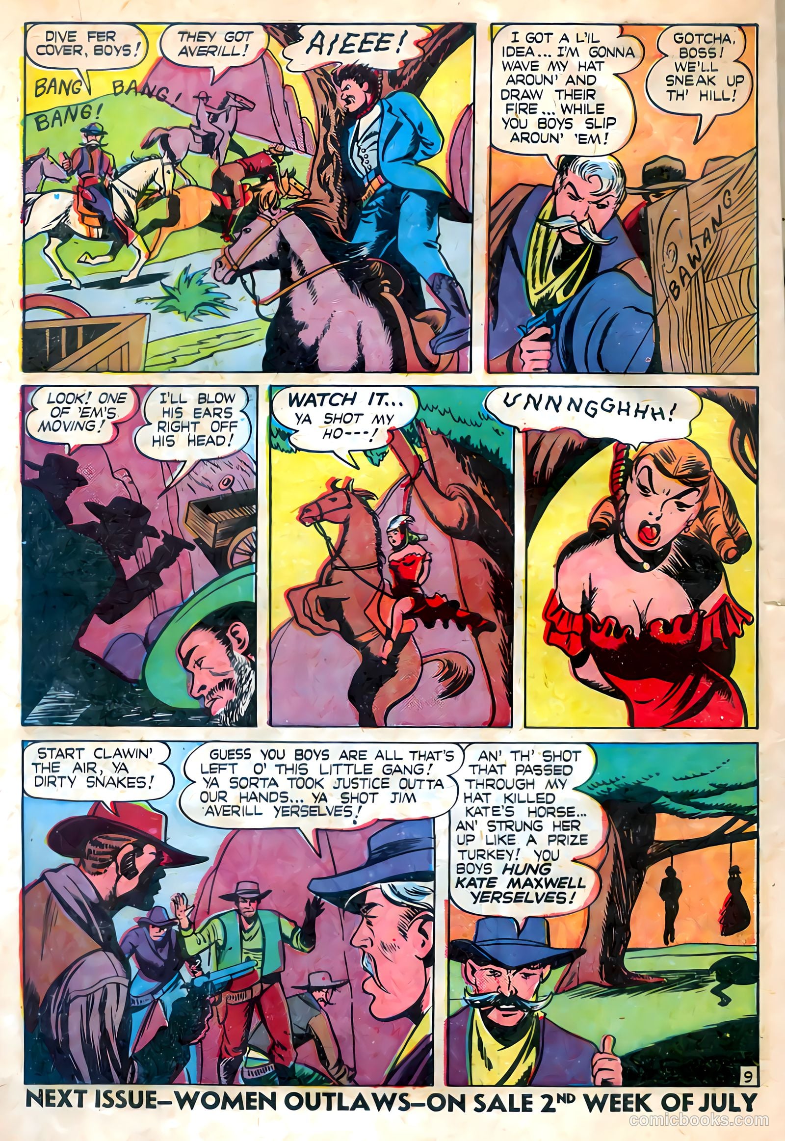 Women Outlaws #1 (1948) — page 10 of 36