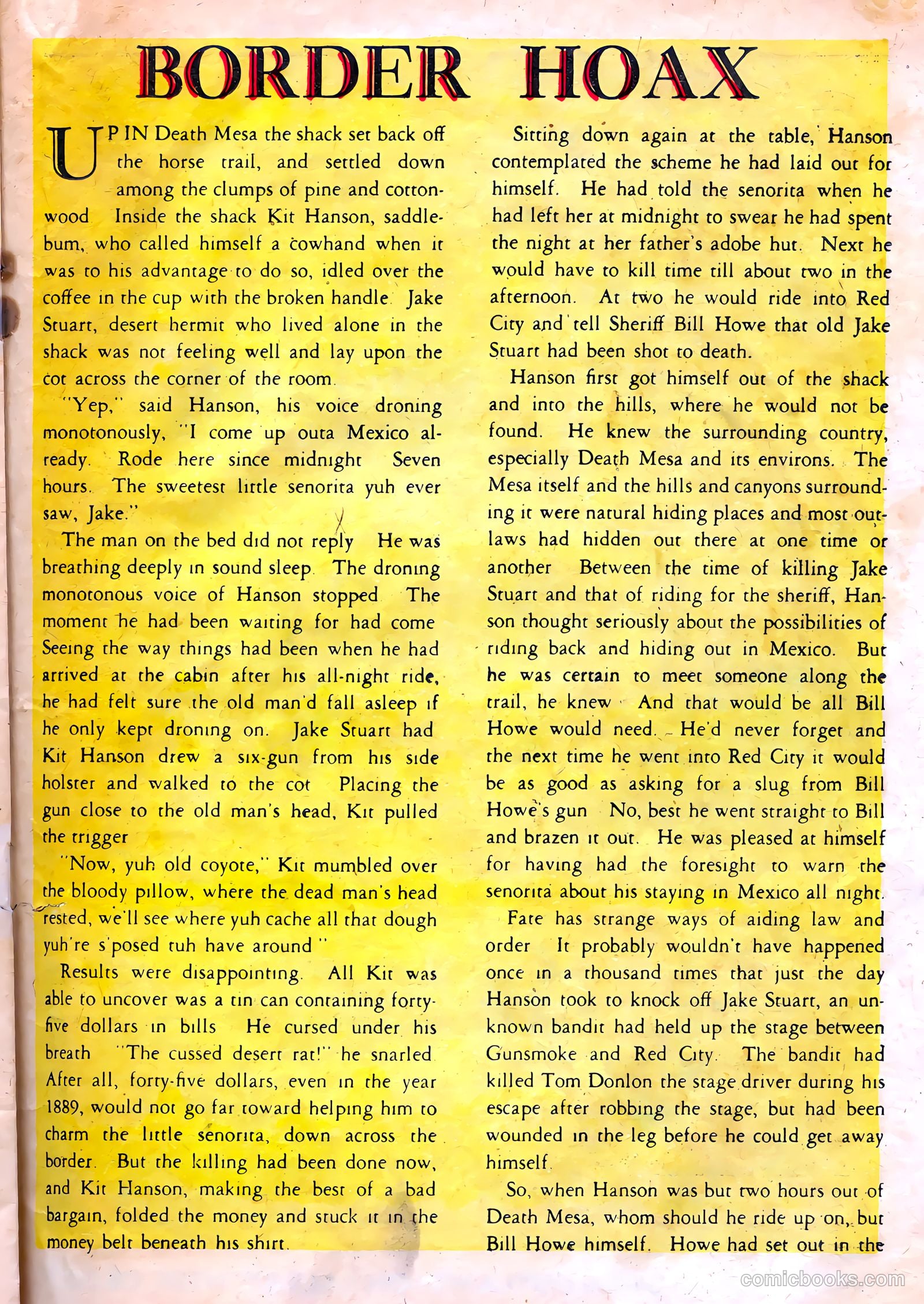 Women Outlaws #1 (1948) — page 21 of 36