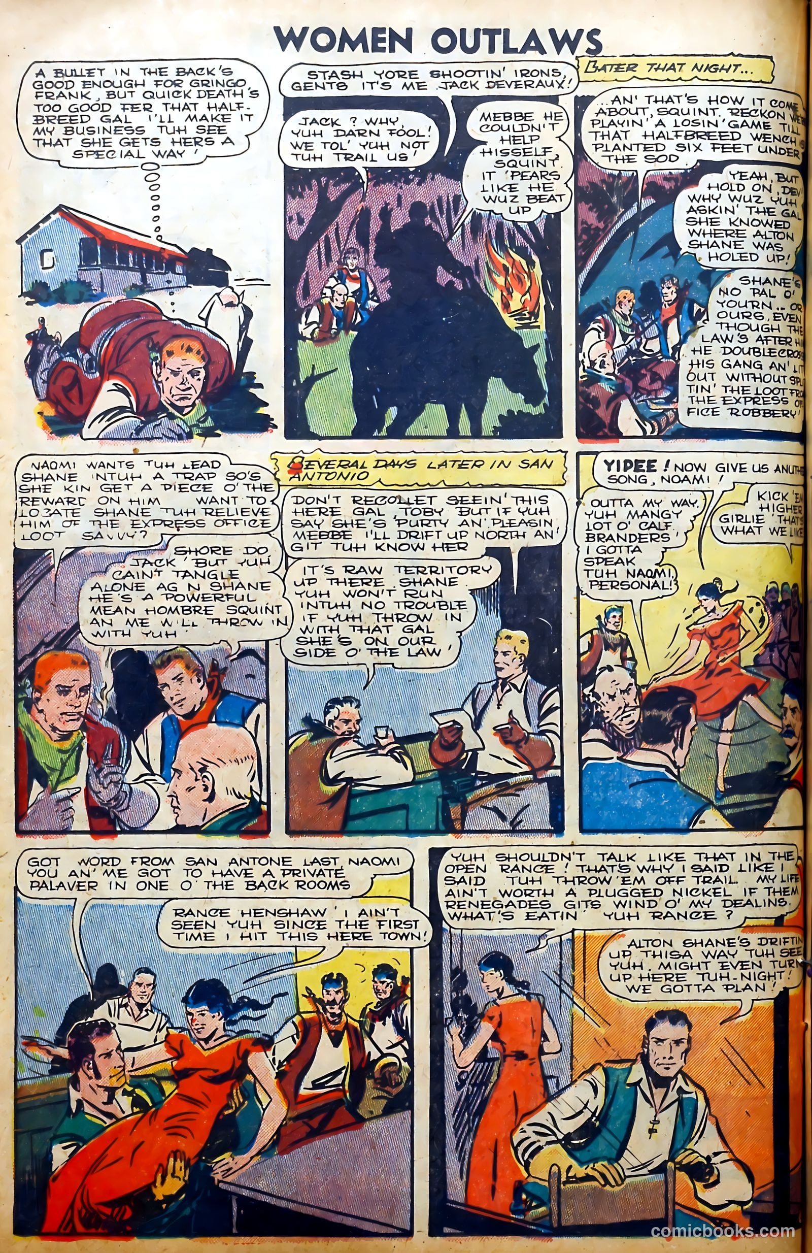 Women Outlaws #5 (1949) — page 16 of 36