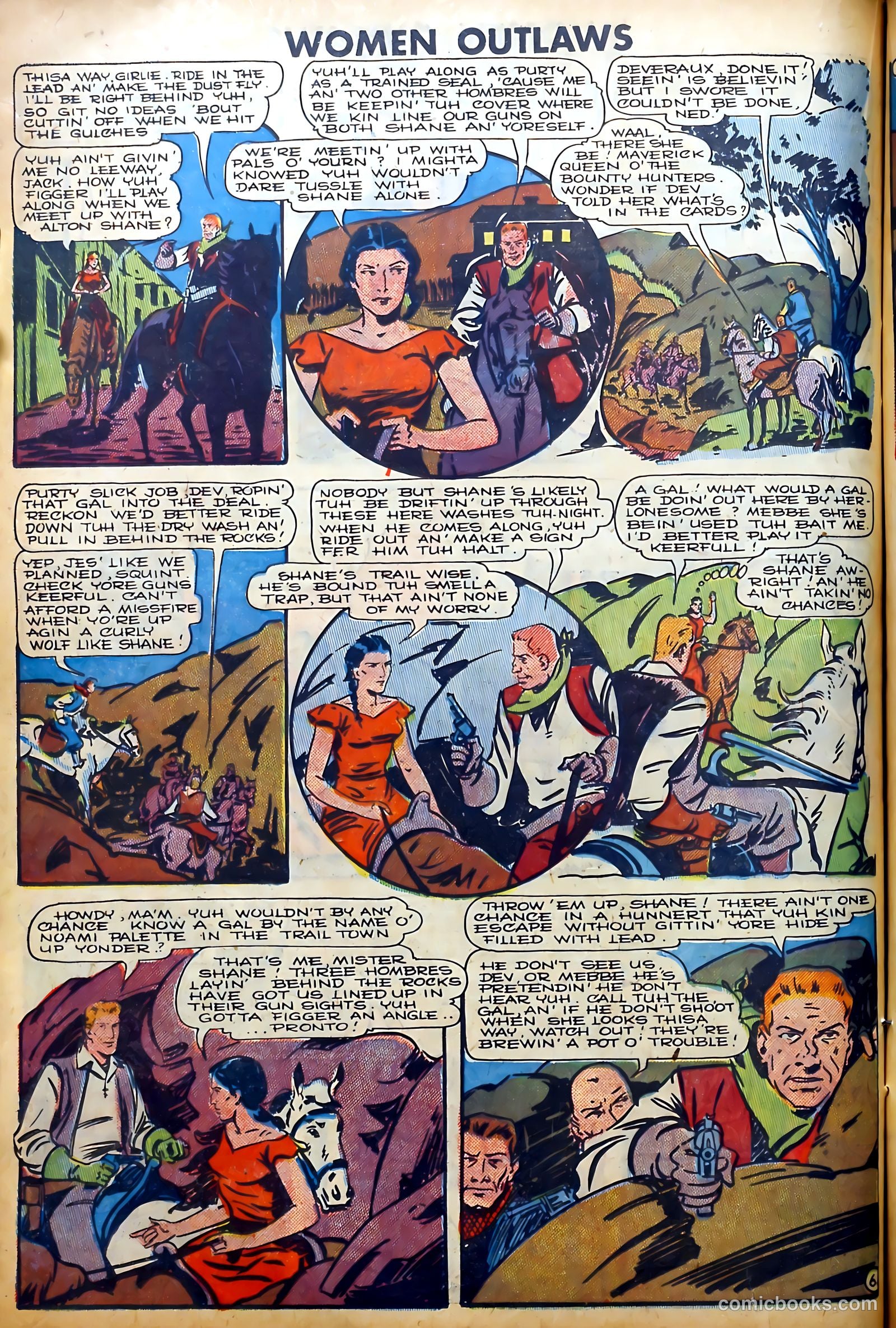 Women Outlaws #5 (1949) — page 18 of 36