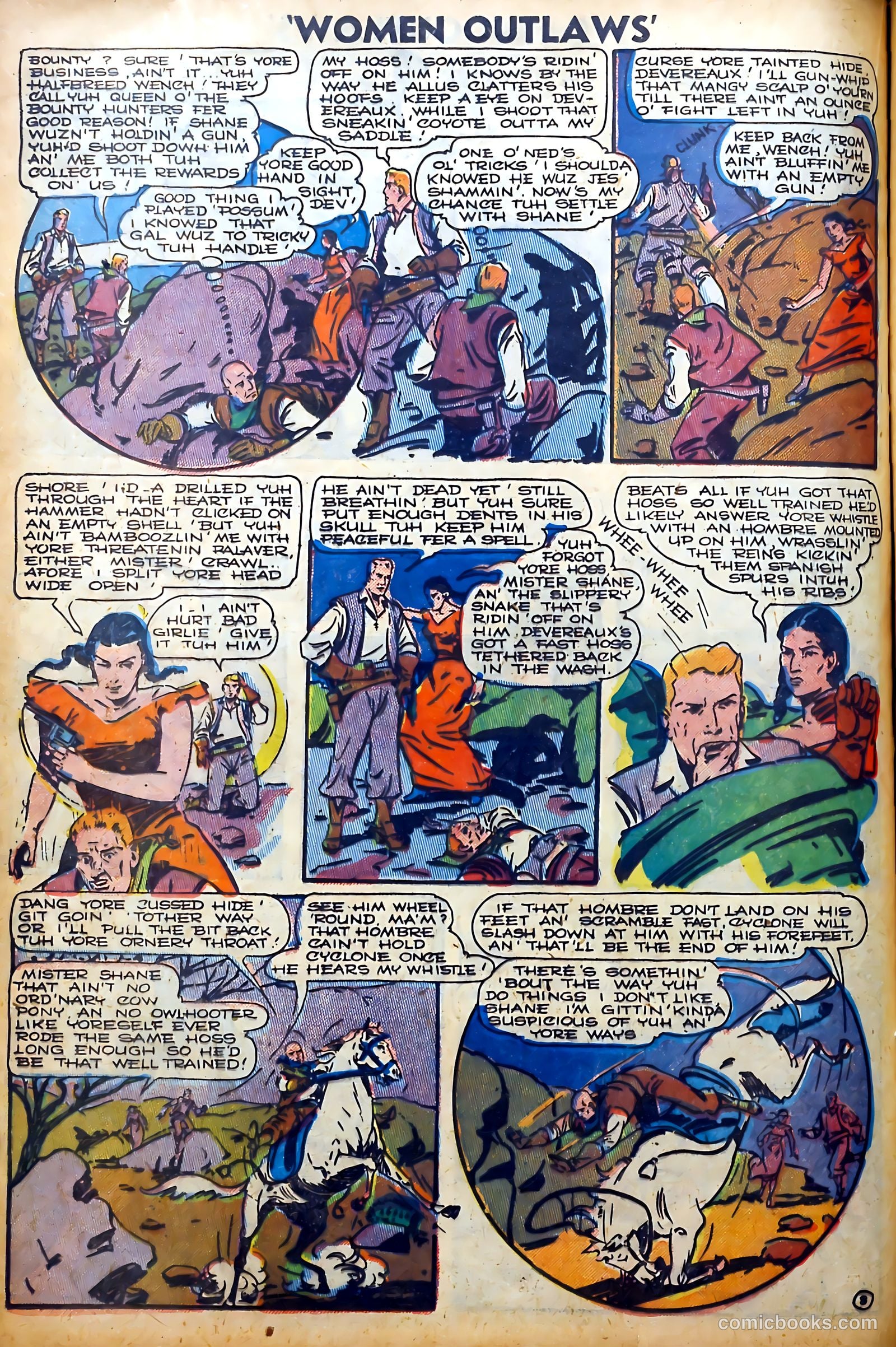 Women Outlaws #5 (1949) — page 20 of 36