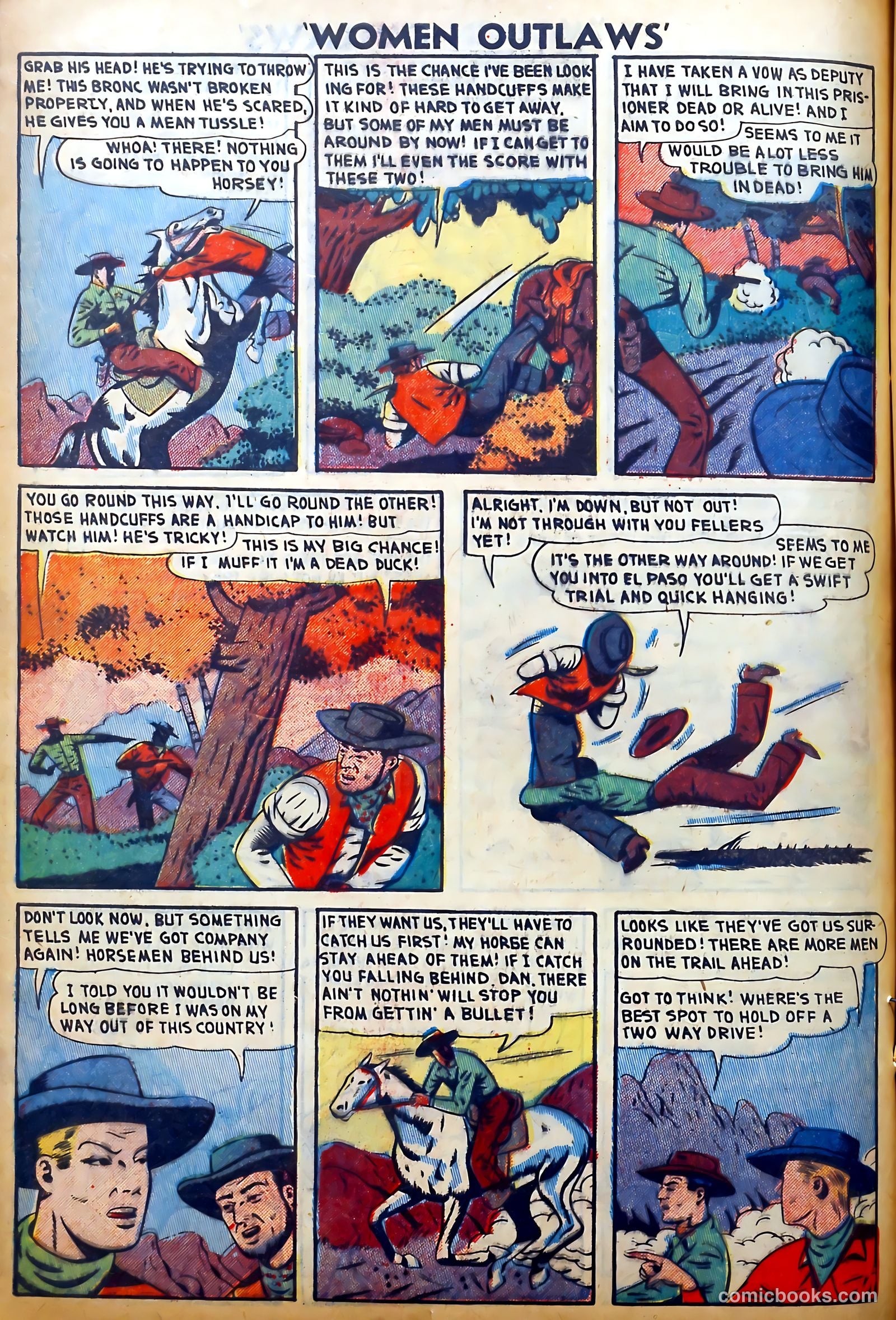 Women Outlaws #5 (1949) — page 30 of 36