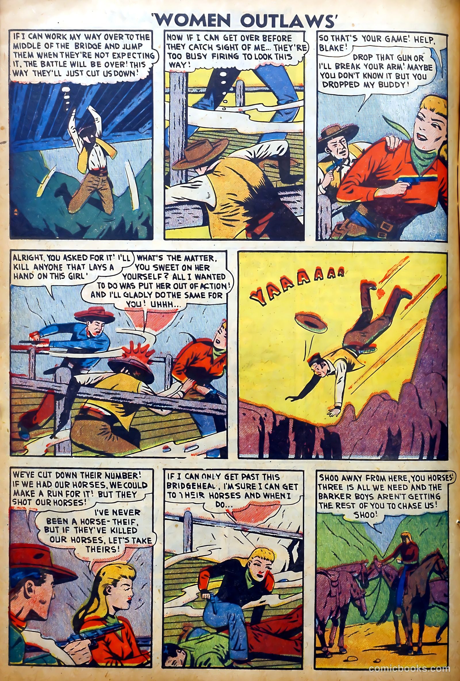 Women Outlaws #5 (1949) — page 32 of 36